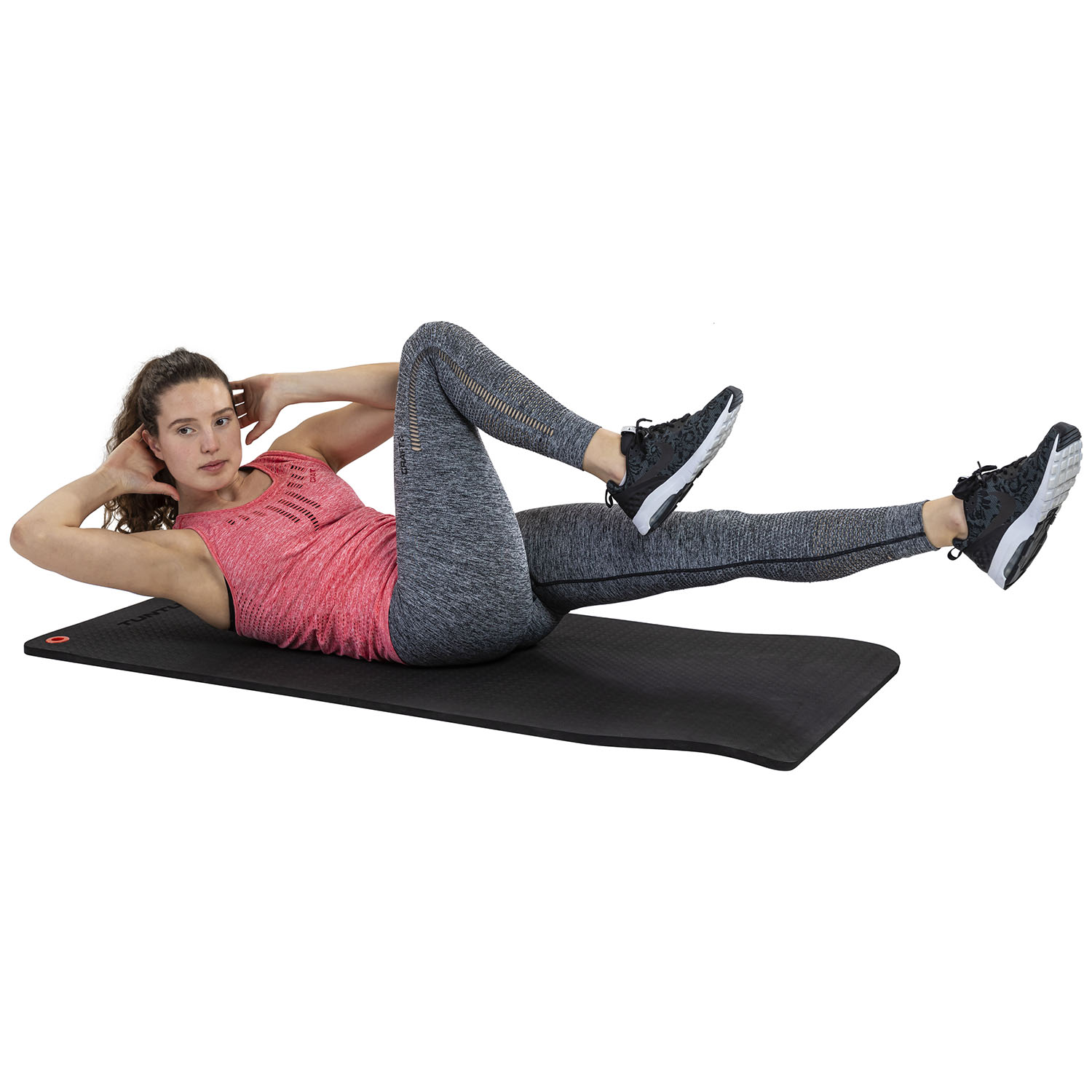 Pro Fitnessmat Oefenmat 140x60x1 5cm Zwart Tunturi Fitness