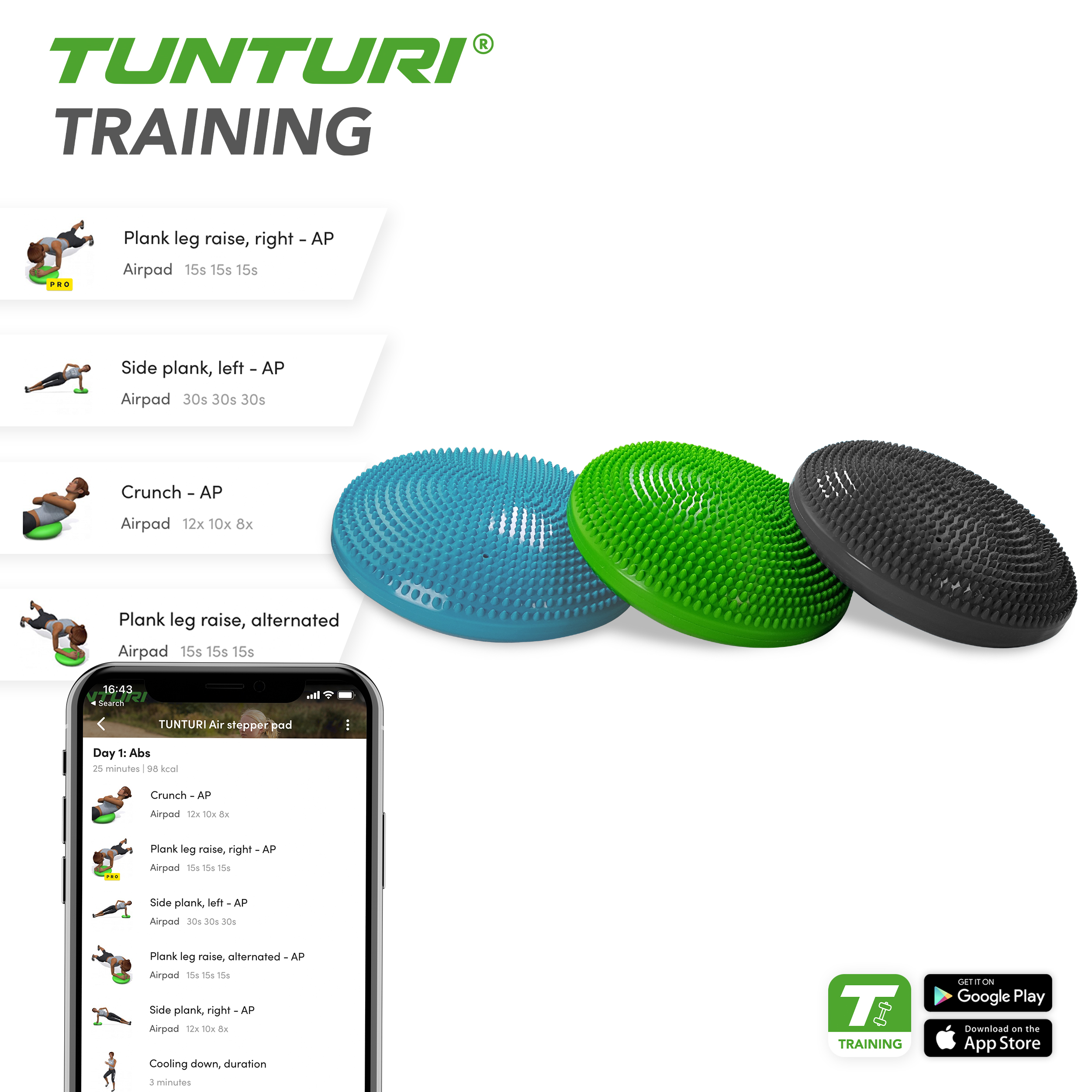 Tunturi air stepper pad shop