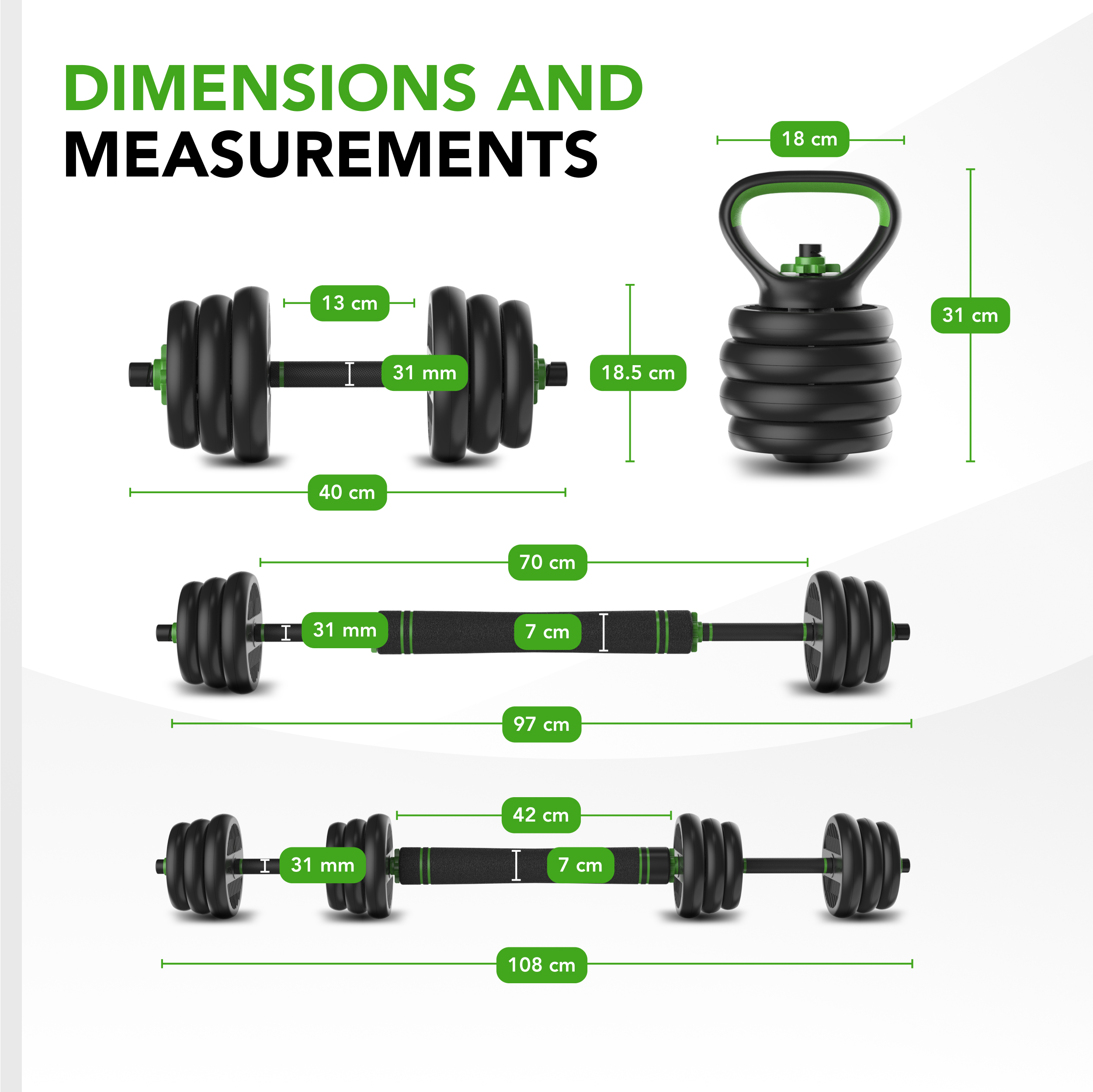 Beginner Dumbbell Weight Kg Hit Fitness Round Dumbbells From To