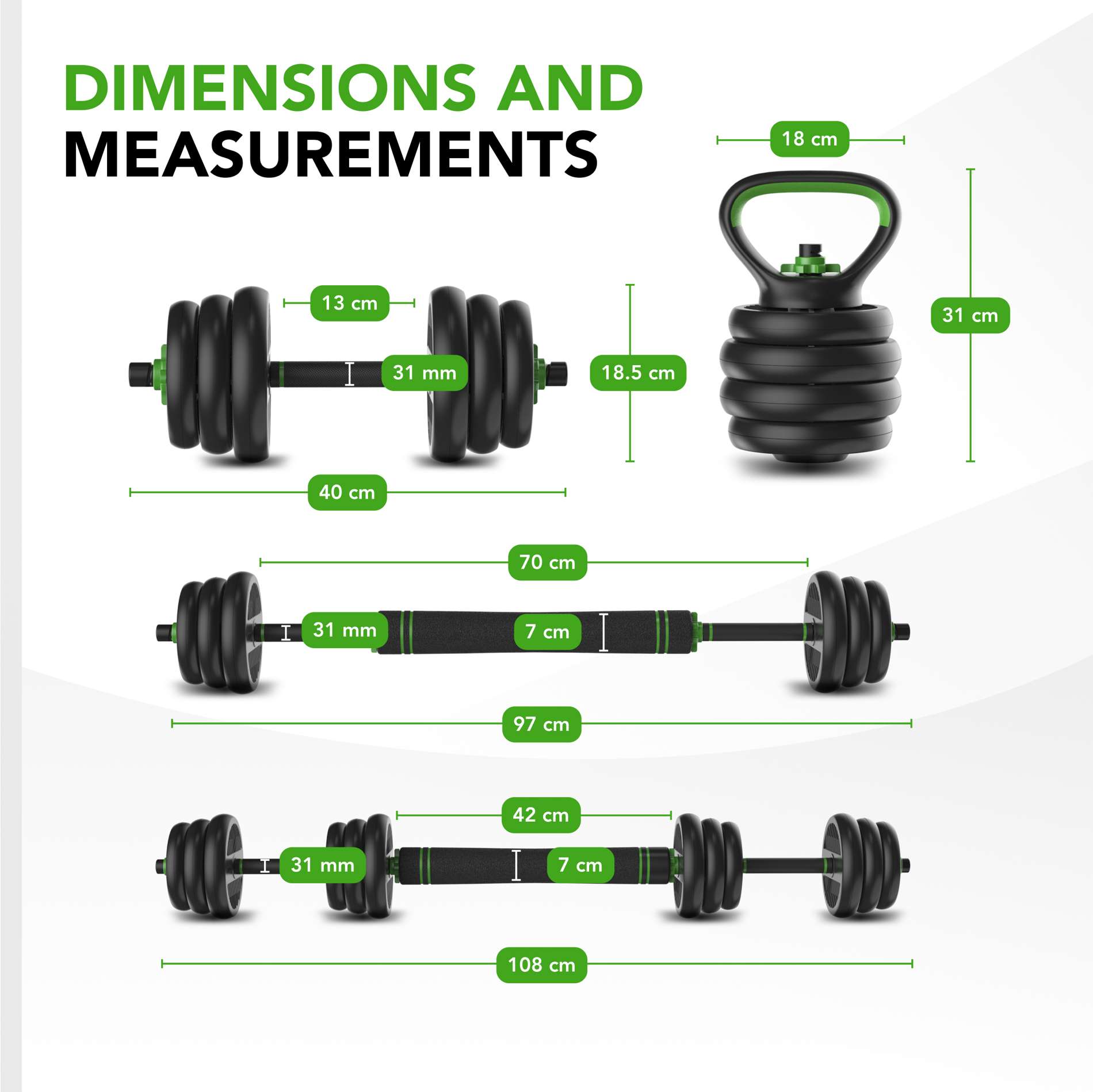 Beginner Dumbbell Weight Kg Hit Fitness Round Dumbbells From To