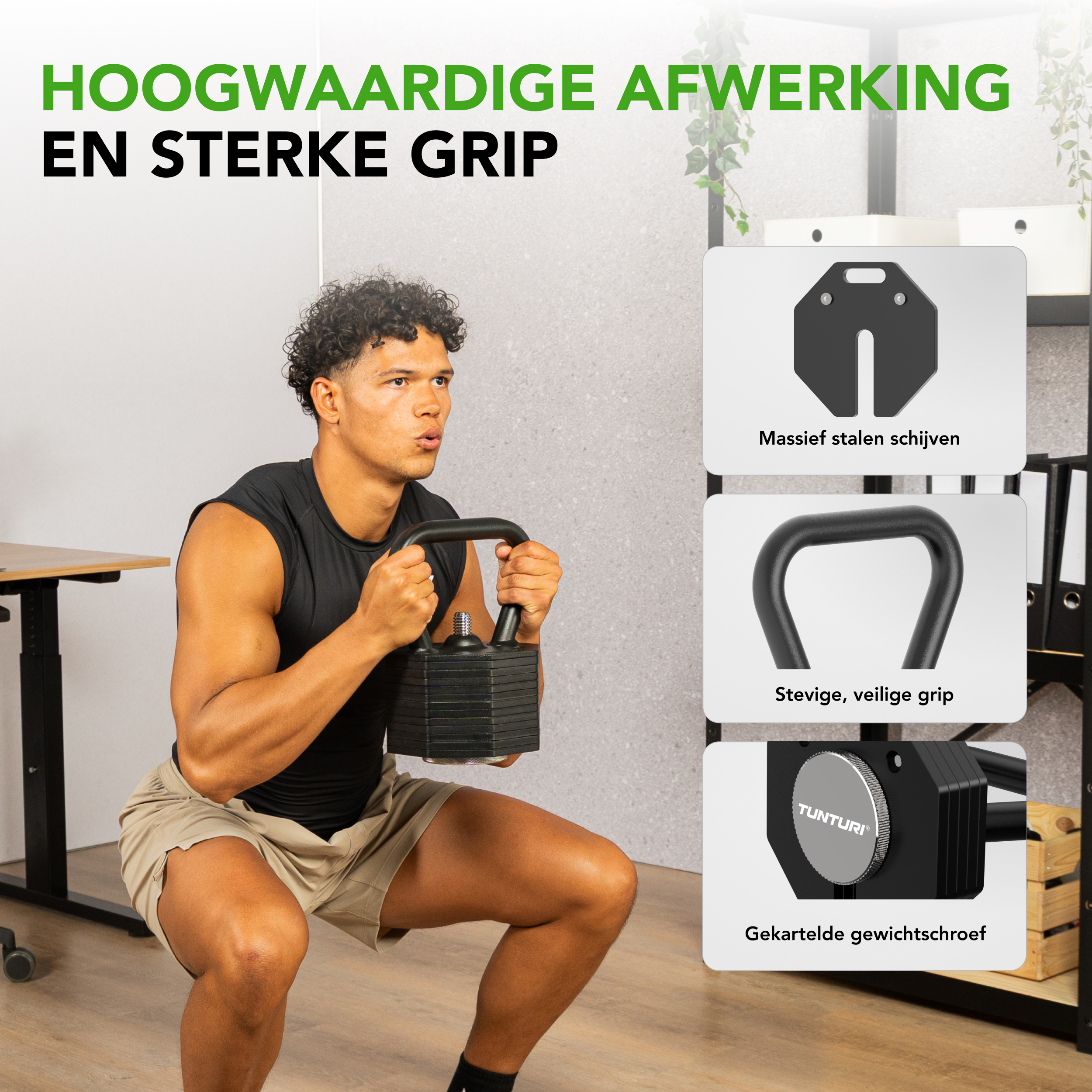 Kettlebell Pro voor crosstraining en krachttraining 40 kg