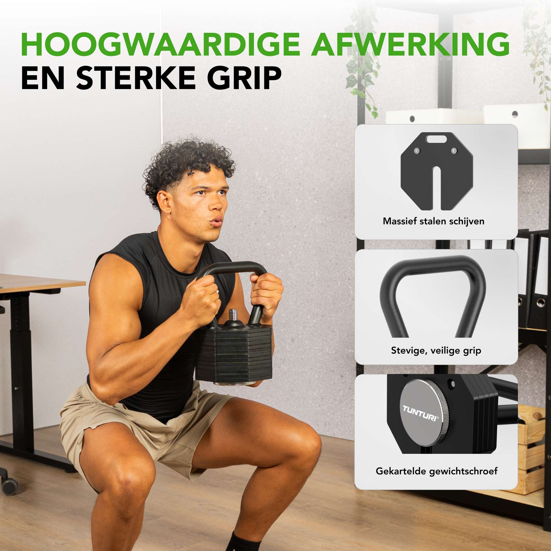 Kettlebell Pro voor crosstraining en krachttraining 40 kg Kettlebell Pro voor crosstraining en krachttraining 40 kg