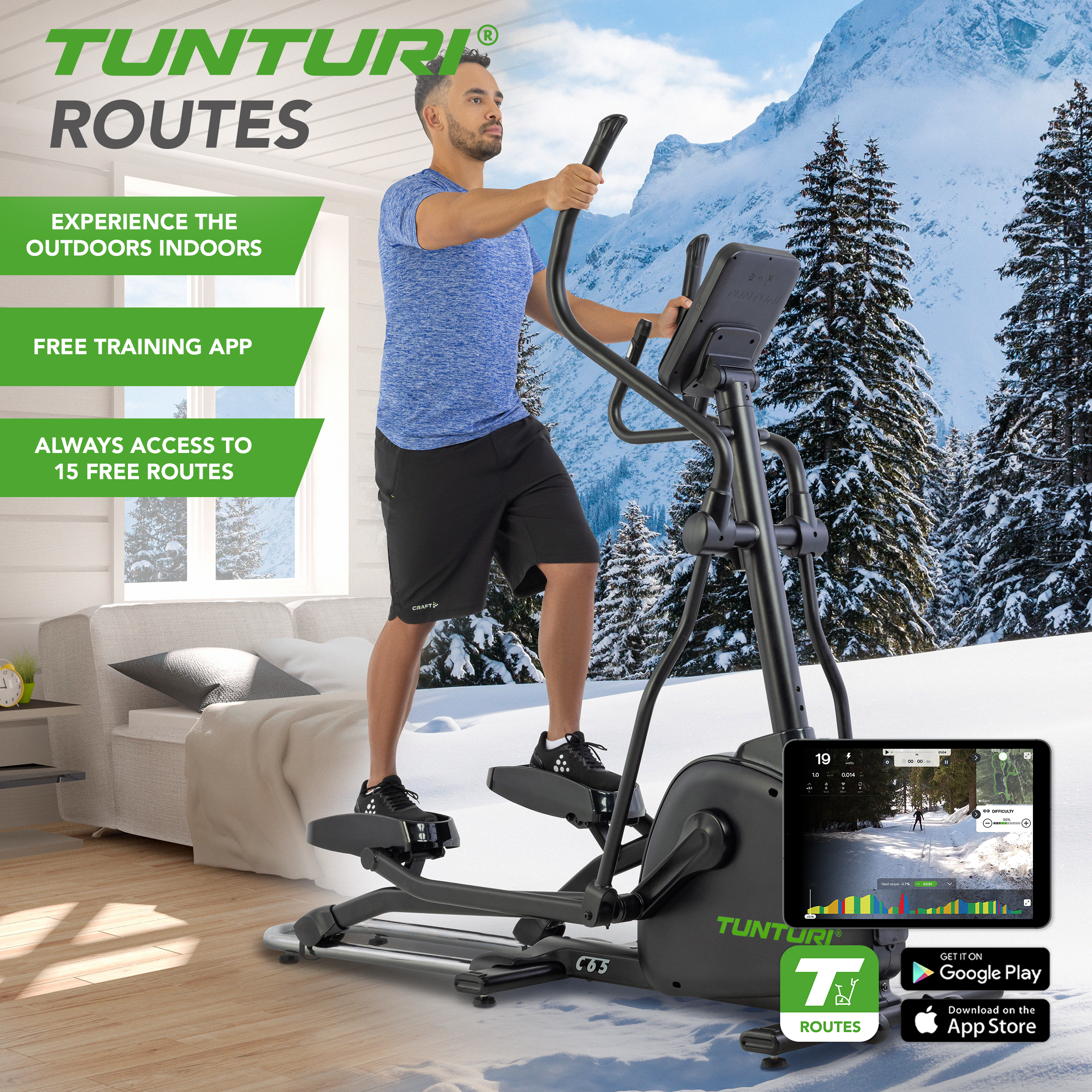 Signature C65 Elliptical Tunturi New Fitness B.V