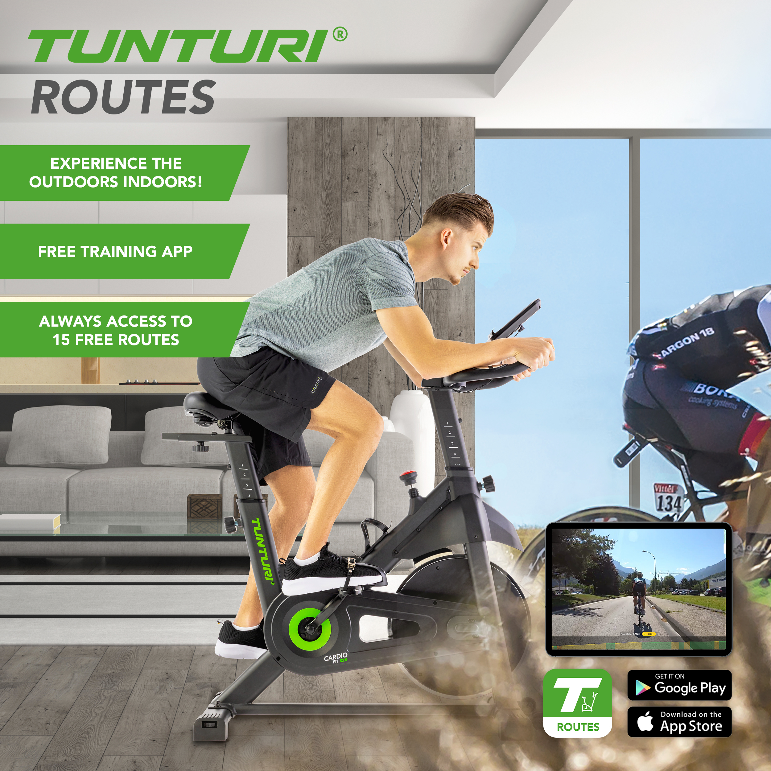 Cardio Fit S20 Sprinter Bike Tunturi New Fitness B.V