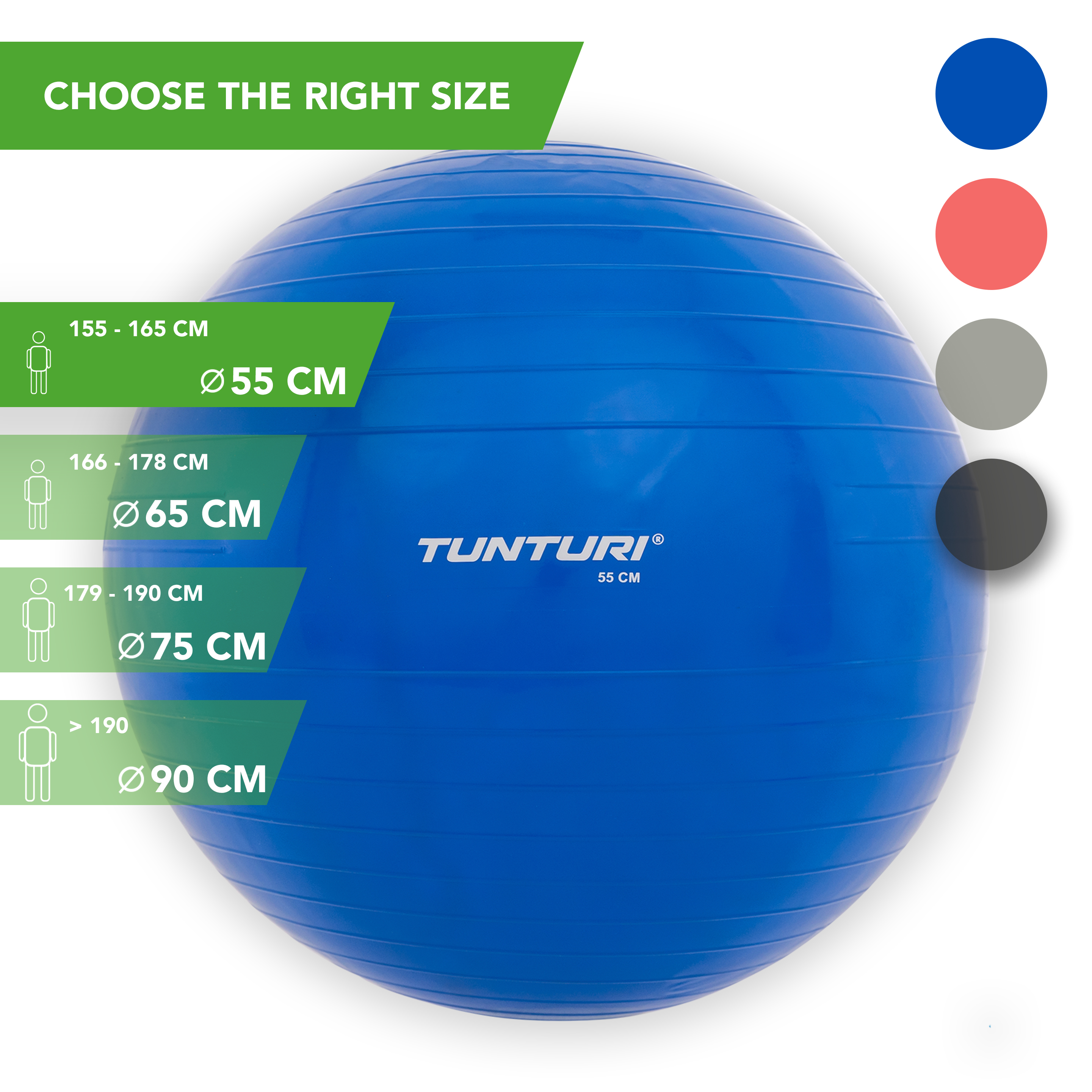 Tunturi gym ball sale