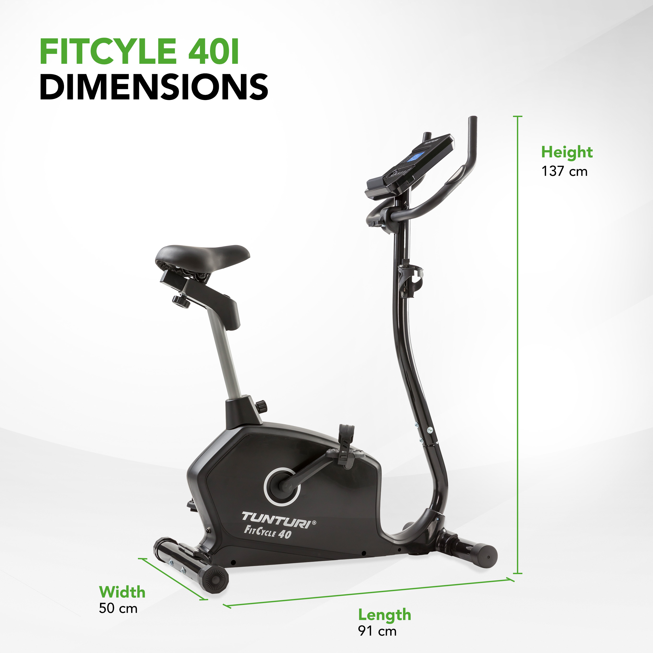 FitCycle 40i Exercise Bike Fitness bike Hometrainer Tunturi New Fitness B.V