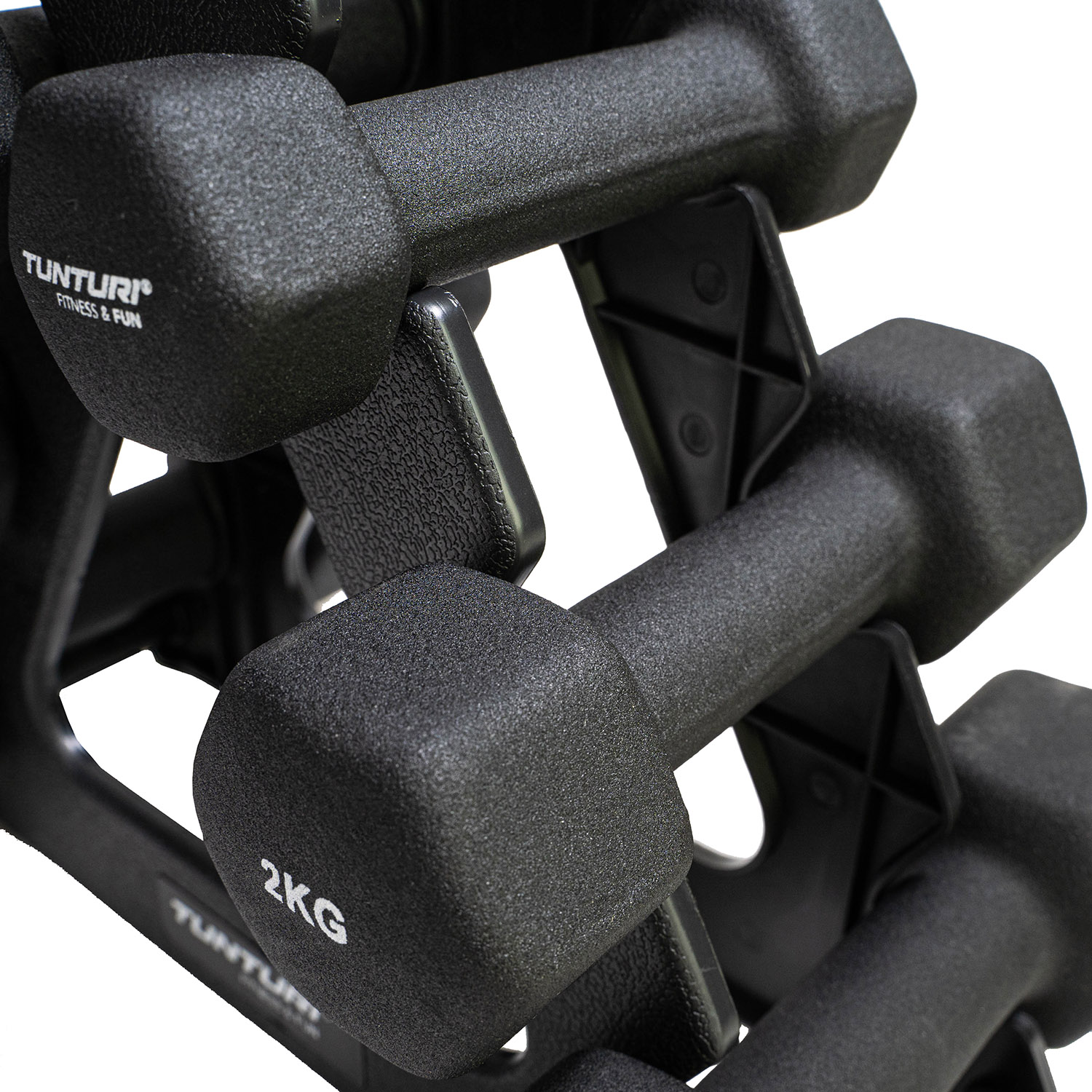 Neoprene Dumbbellset 3Prs Stand Tunturi New Fitness B.V