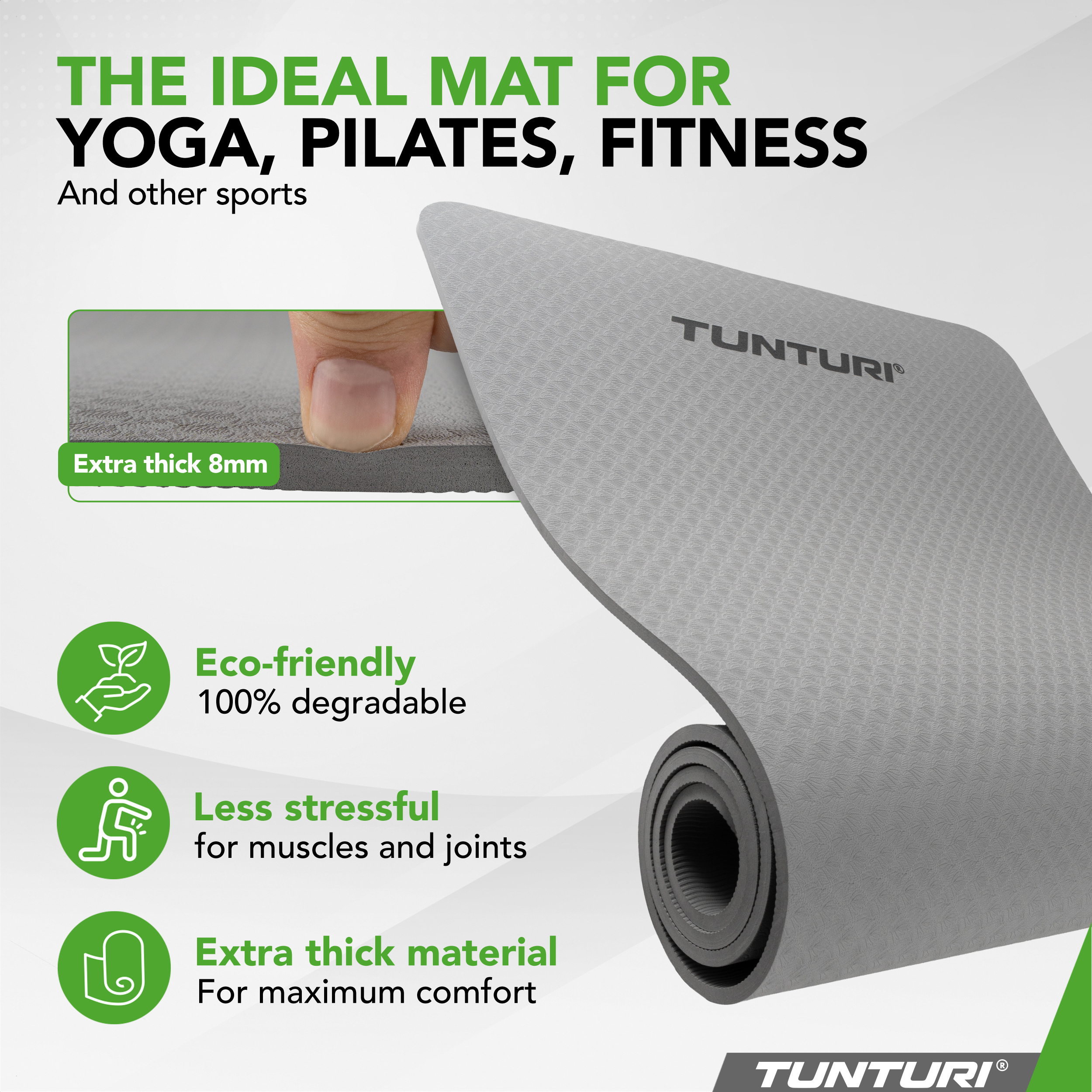 Pilates mat 8mm hotsell