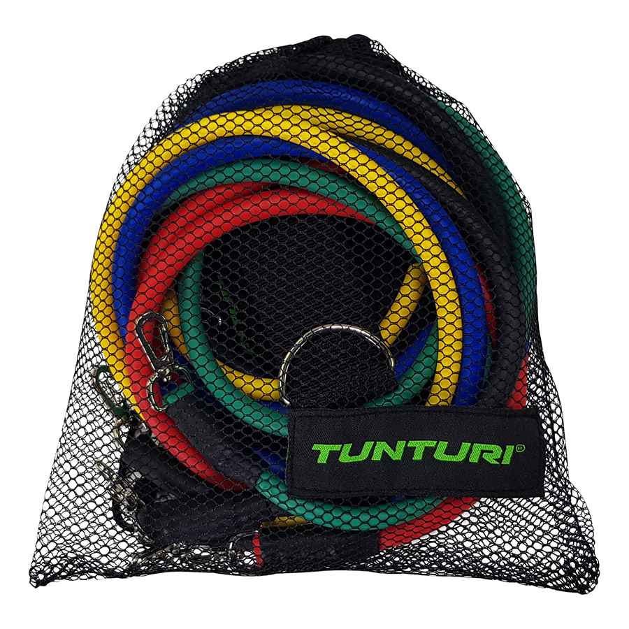 Tunturi exercise multifunction resistance tubing set outlet