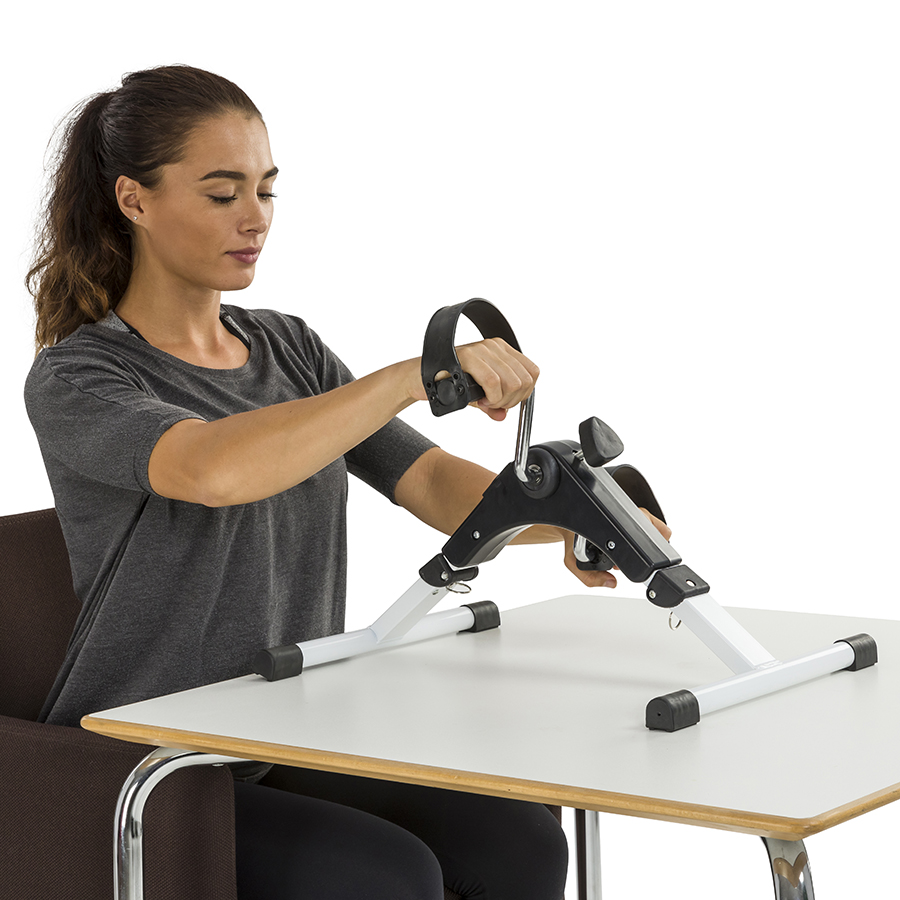 Tunturi Mini Bike Pro Stoelfiets – Hometrainer – Minibike Met Verstelbare Weerstand Bureaufiets Extra Stabiel
