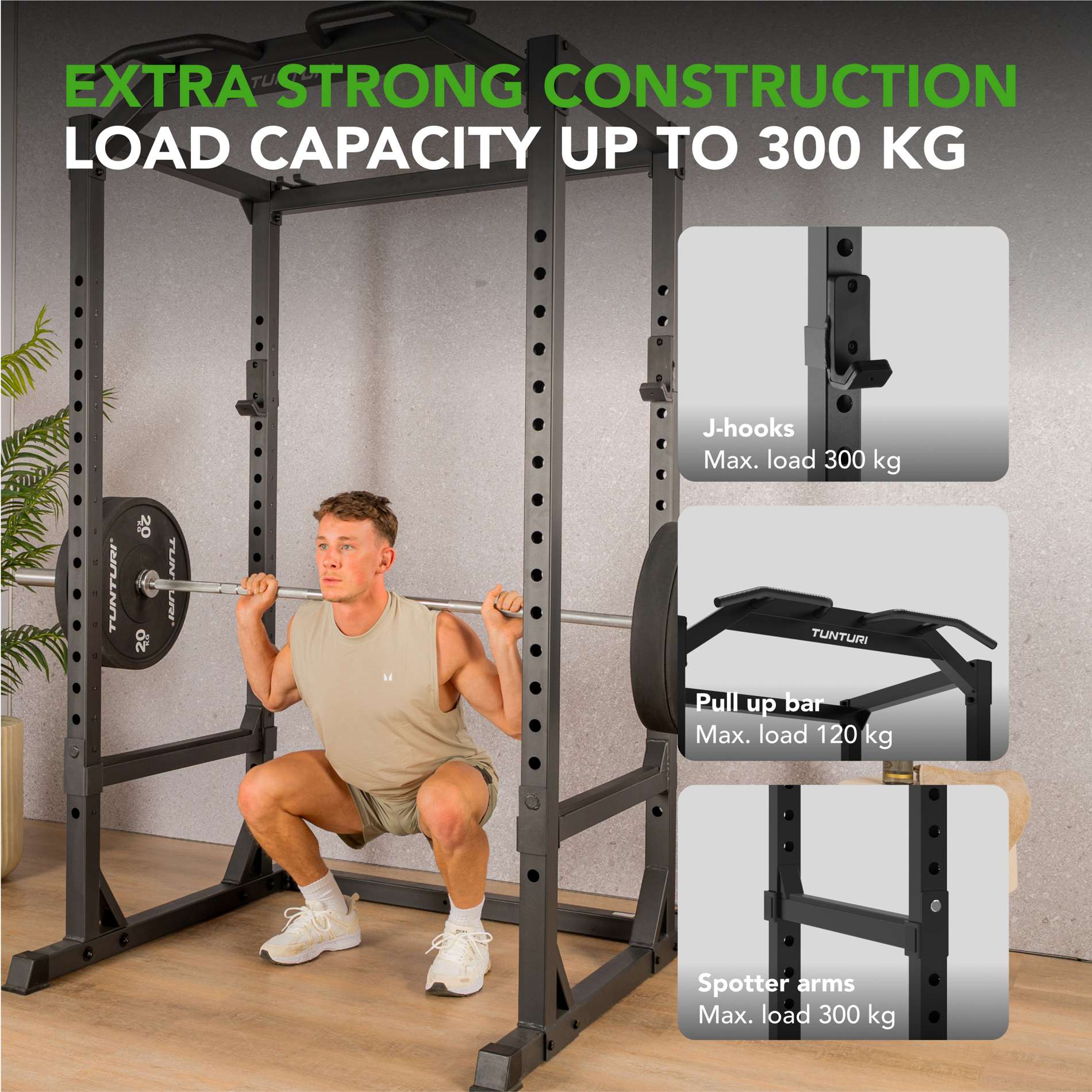PR60 Power Rack Tunturi New Fitness - Main Image