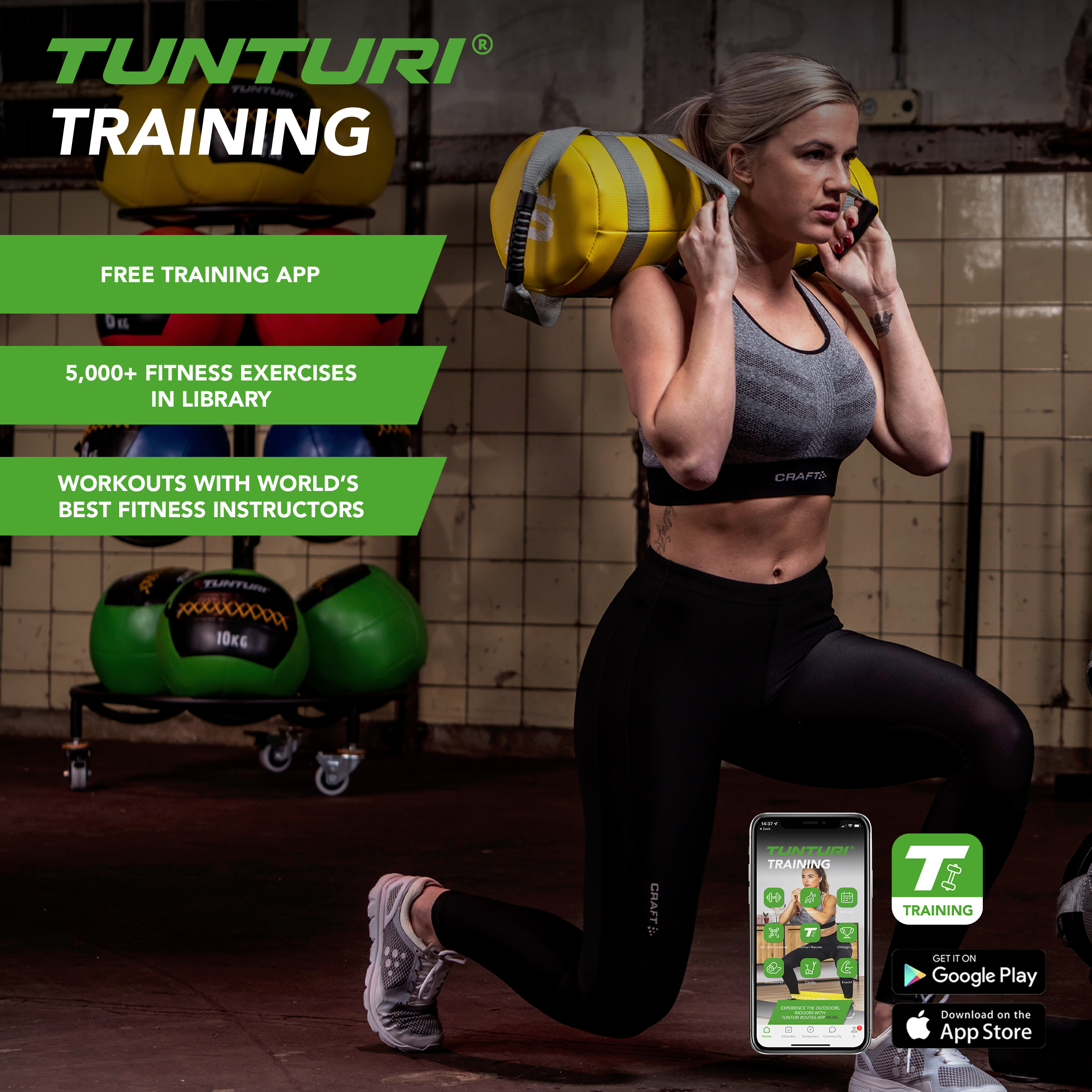 Strength bag 15kg - Tunturi New Fitness B.V.