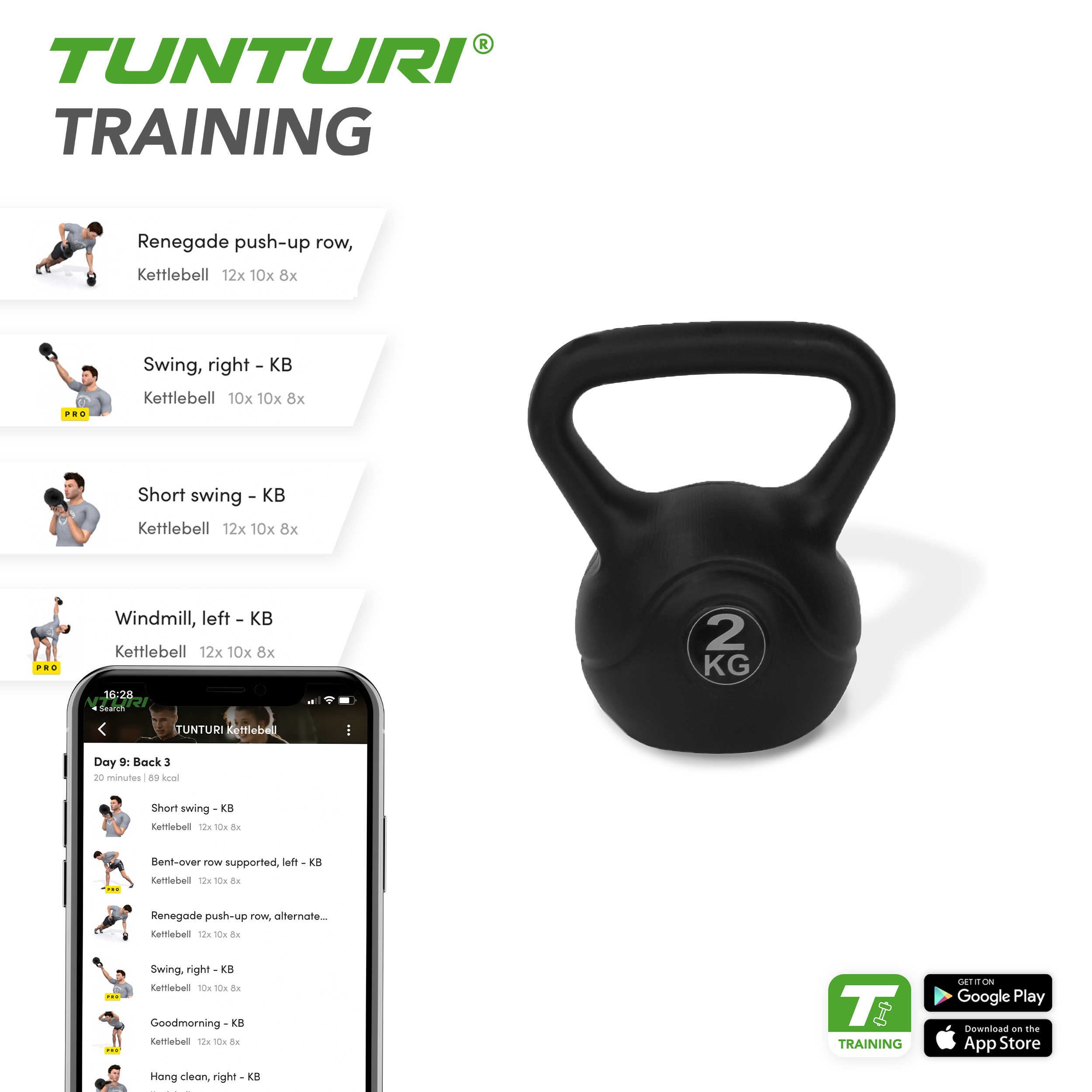 Kettlebell 2 kg outlet