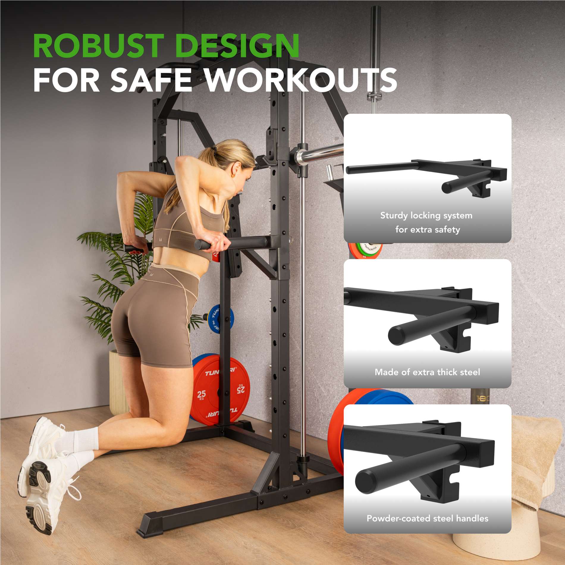 Bulldog Gear Chin Up Bar Rack Pull Ups Squat Rack Under 100