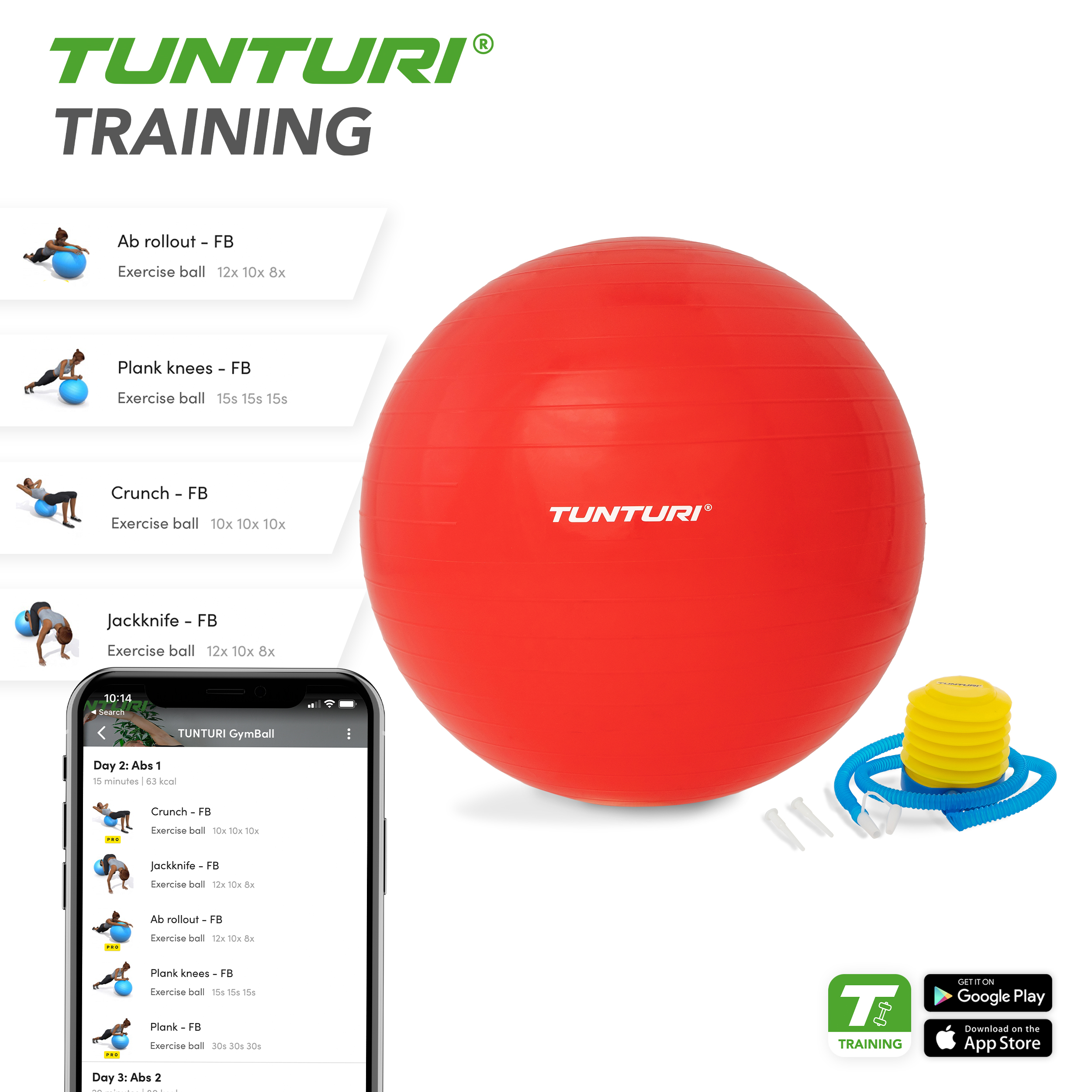 Tunturi fitness hotsell ball