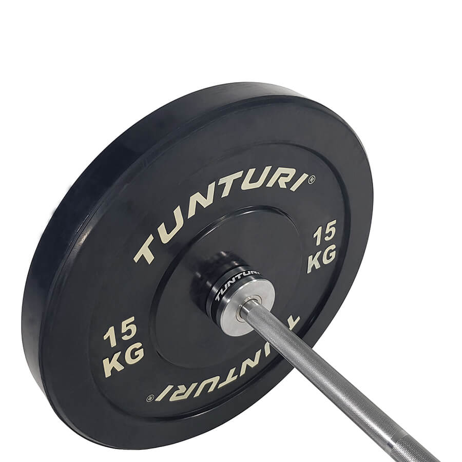 Workout with handle best sale and plates free weights
