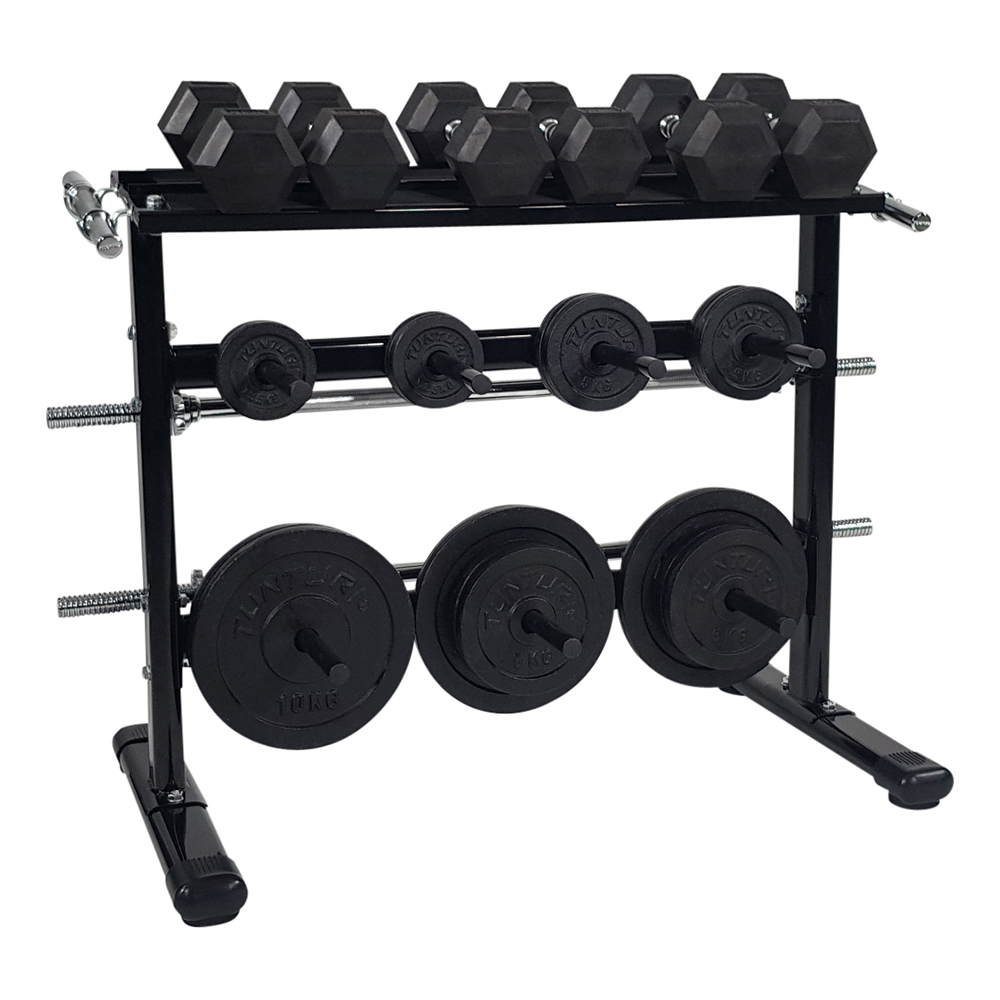 Barbell and weight holder best sale