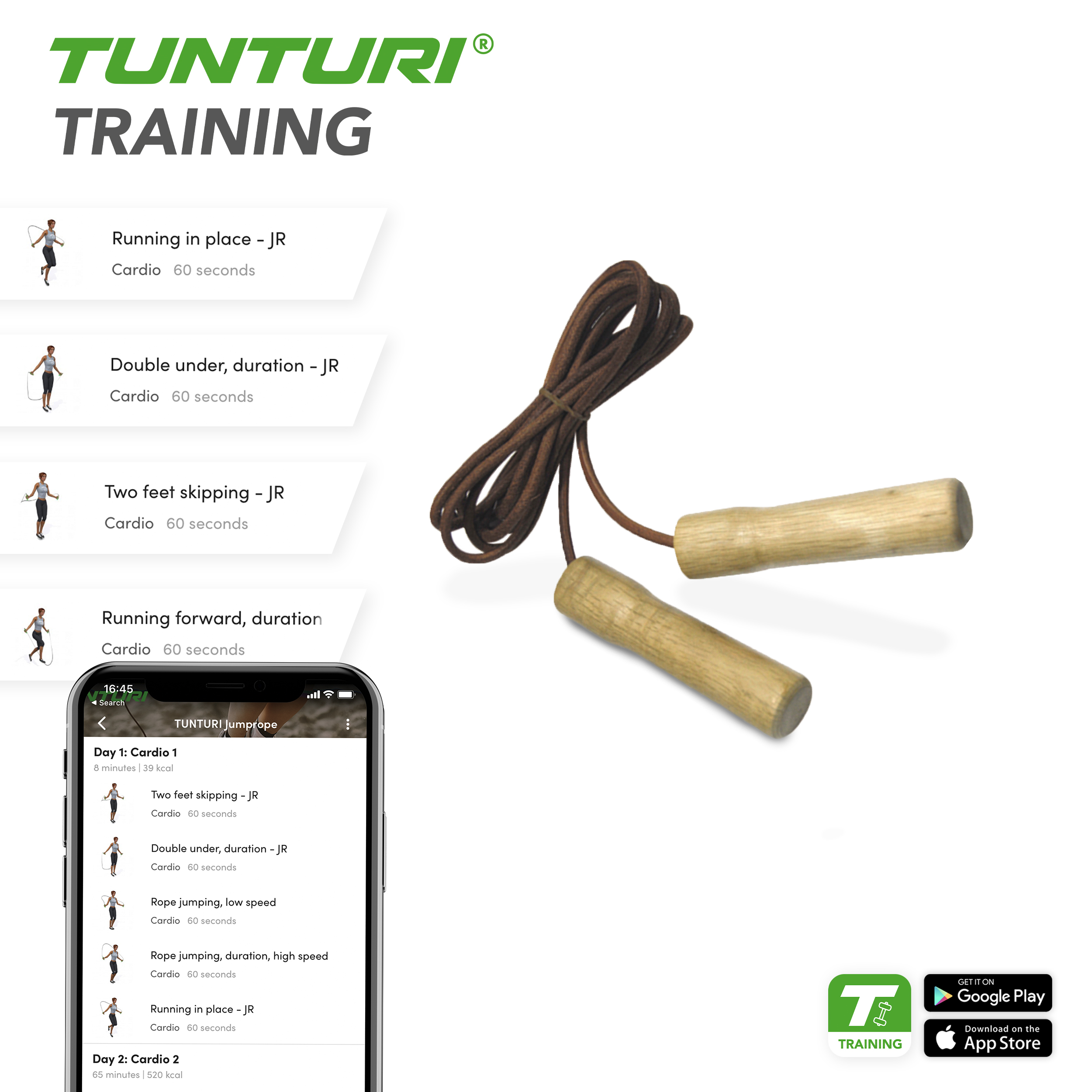 Jumprope Leather - Tunturi New Fitness B.V.