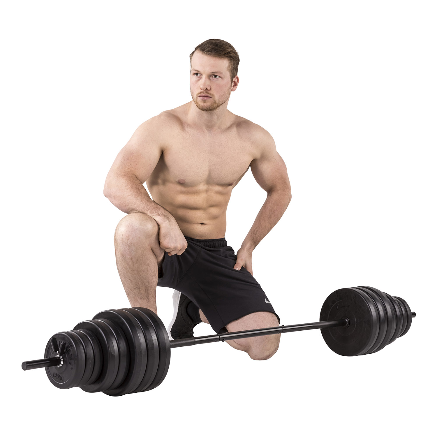 Vinyl Barbell Dumbbell Set 50Kg Weight bar Weights and