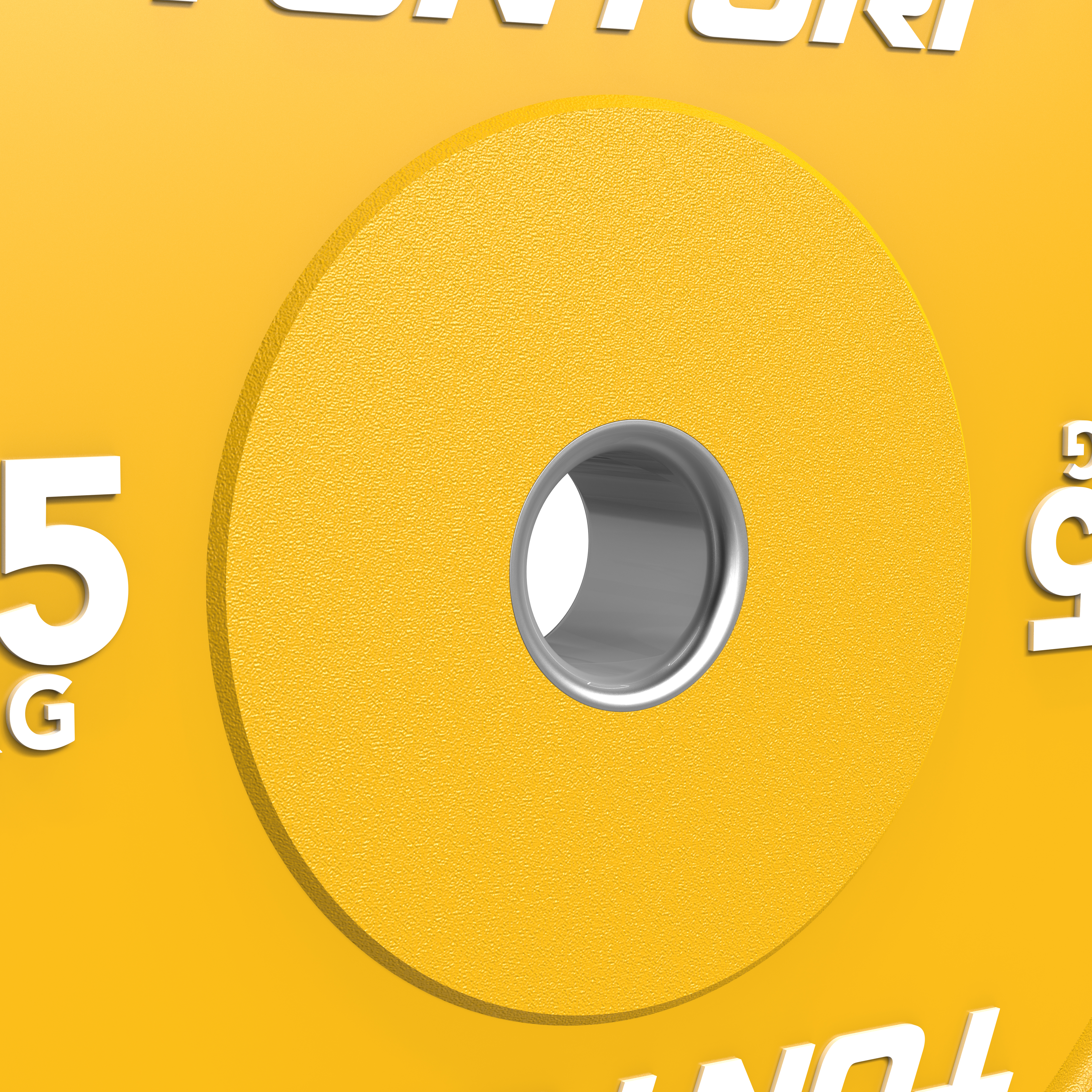 Platinum Bumper Plate Yellow, 15 kg - Tunturi New Fitness B.V.