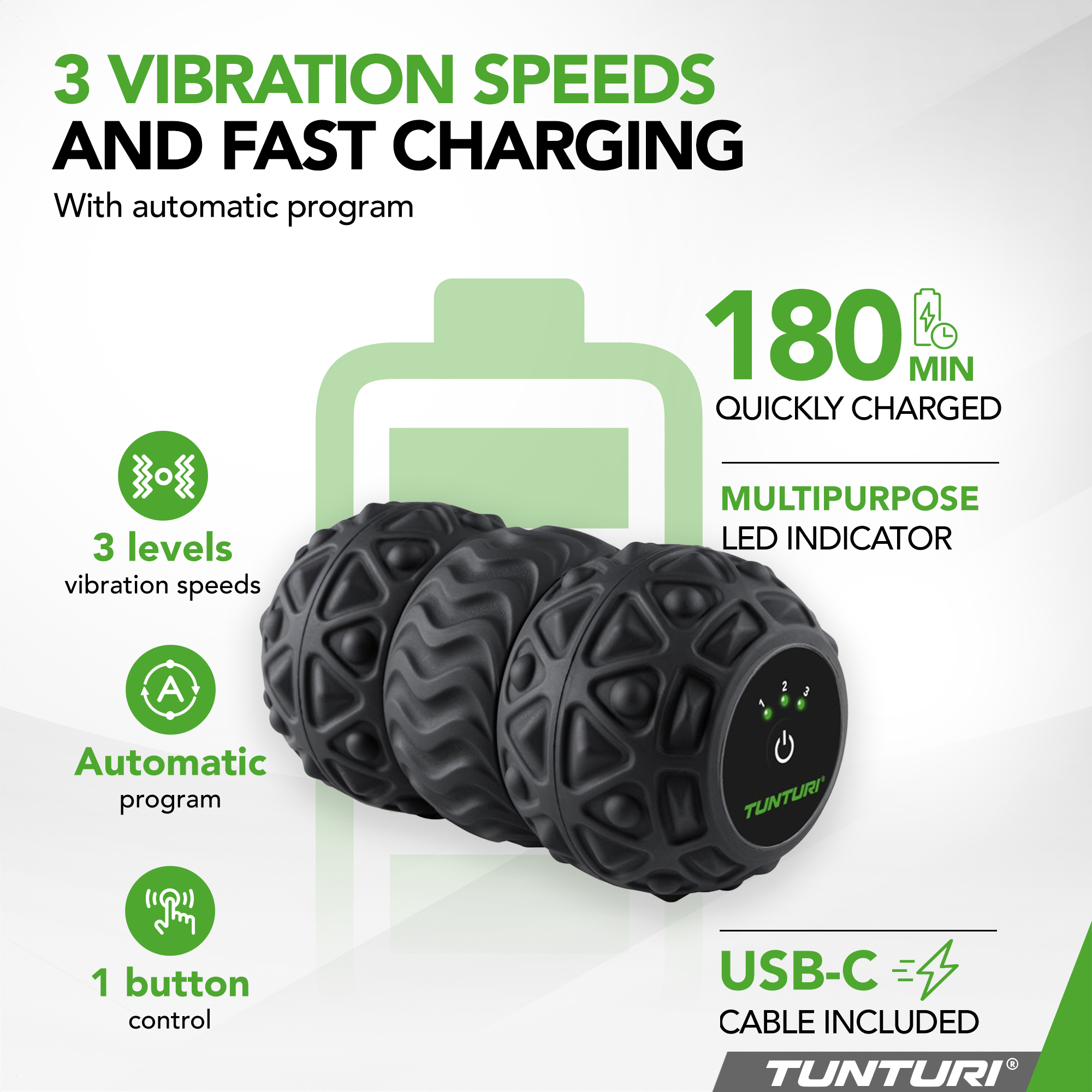 Vibrating Duo Massage Roller
