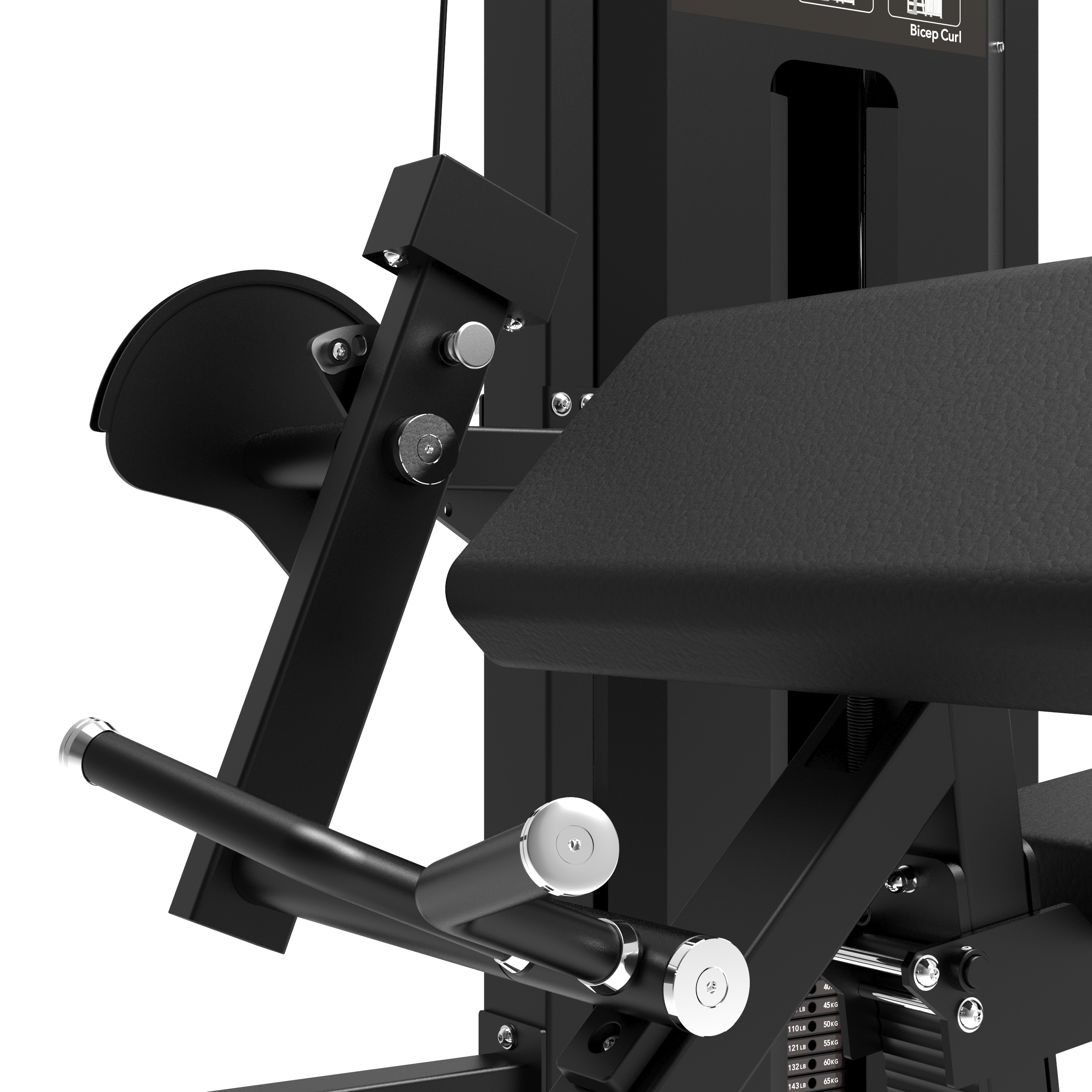 Platinum Bicep Curl Strength Station - Selectorized - V