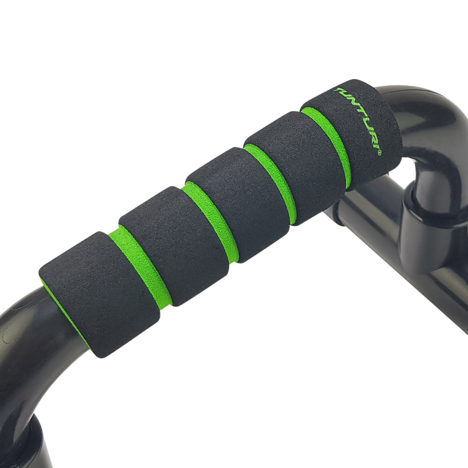 Push Up Bar PVC Black Green Tunturi New Fitness B.V