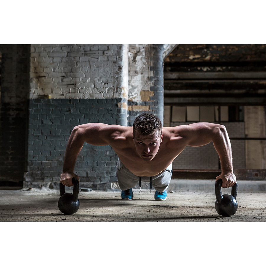 Kettlebell Black 16kg Tunturi New Fitness B.V
