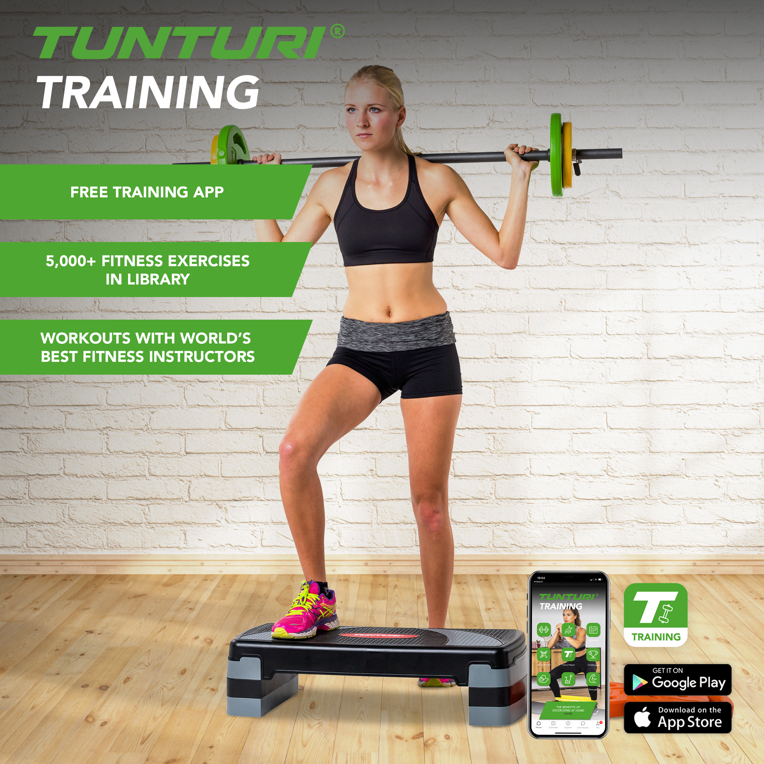Aerobic Step Compact Tunturi New Fitness B.V