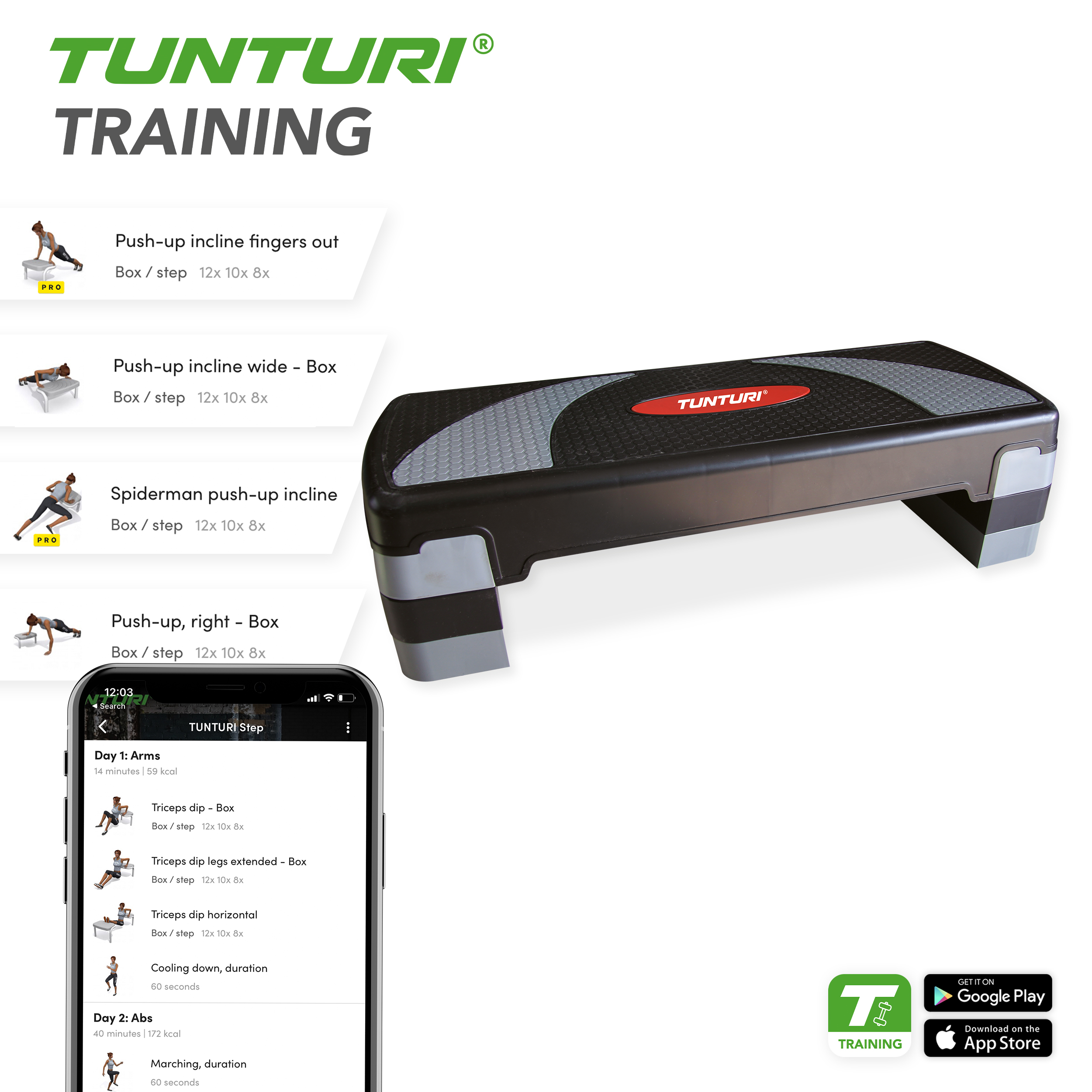 Aerobic Step Compact Tunturi New Fitness B.V