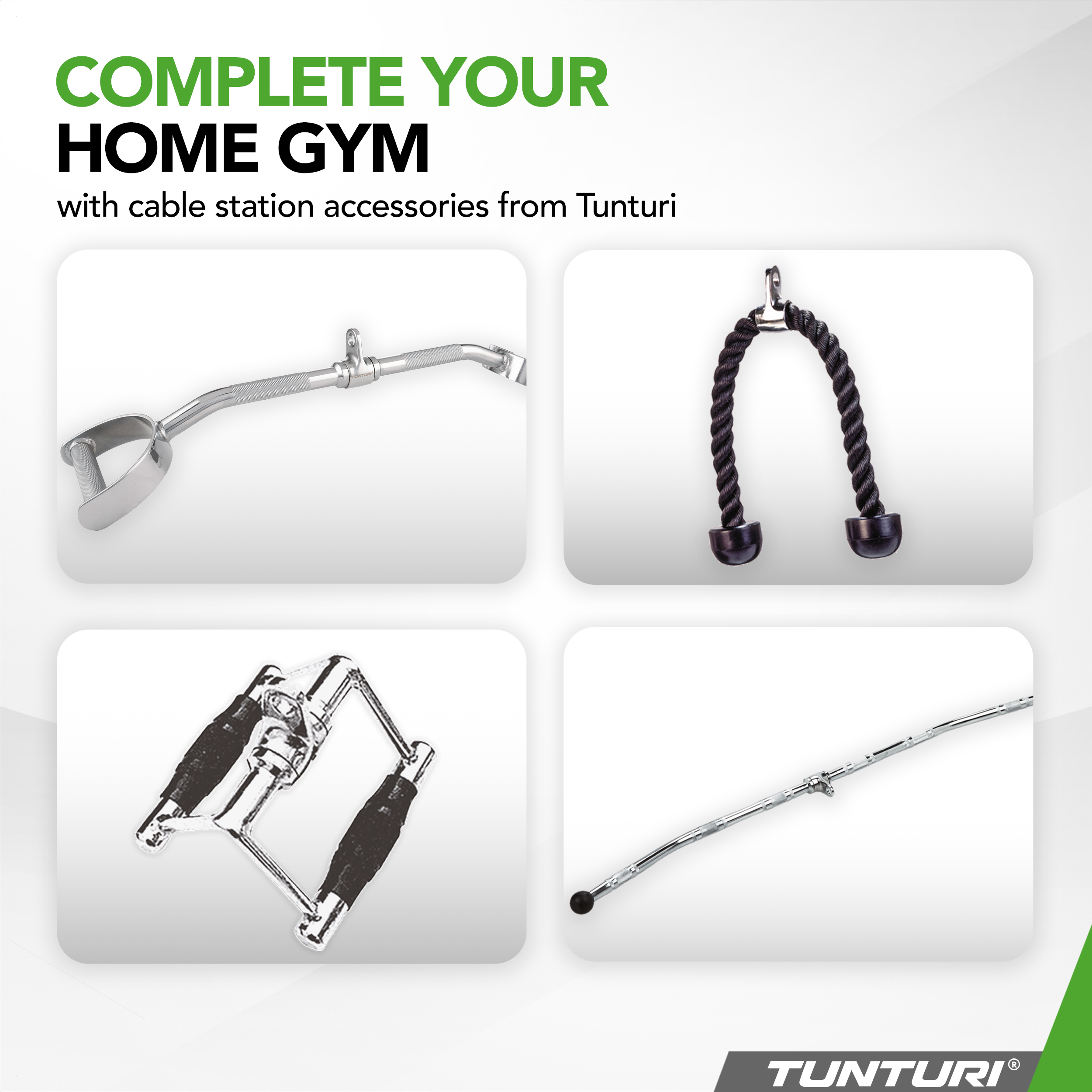 Lat Pulldown Bar 70 cm Tunturi New Fitness B.V