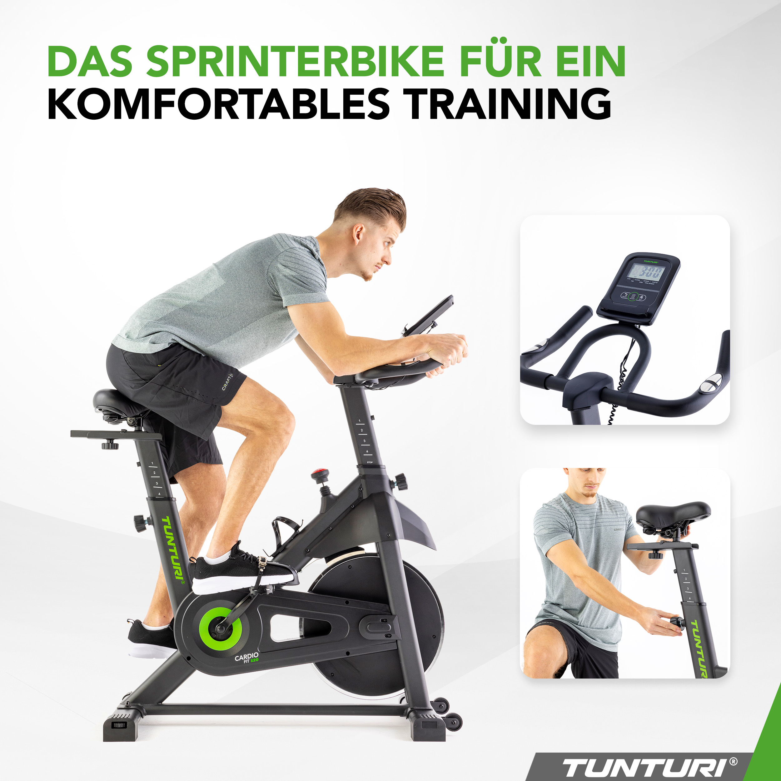 Cardio Fit S20 Sprinter Bike Tunturi Fitness