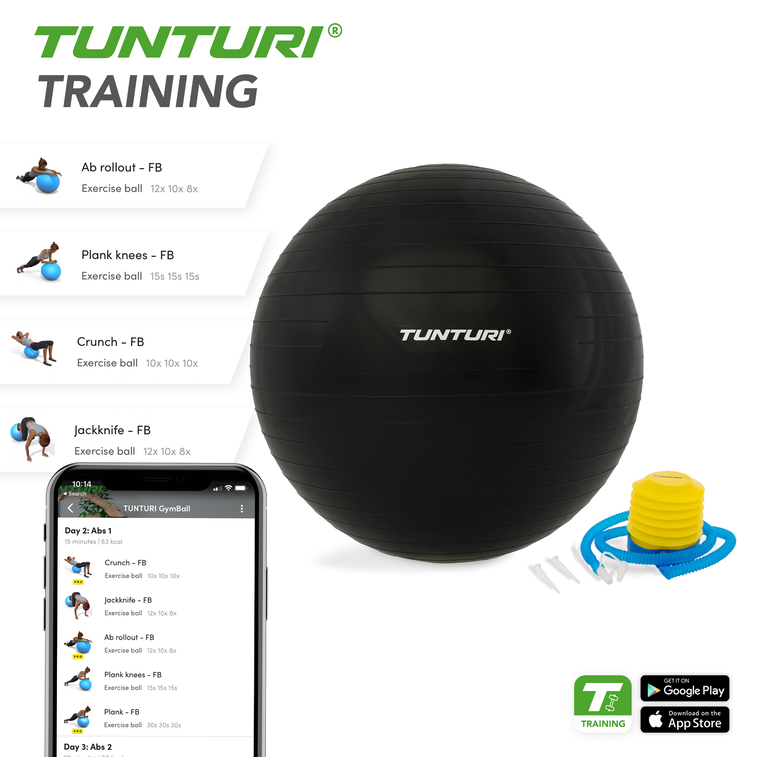 Gymball Yoga Ball Pilates Ball Fitness Ball With Pump