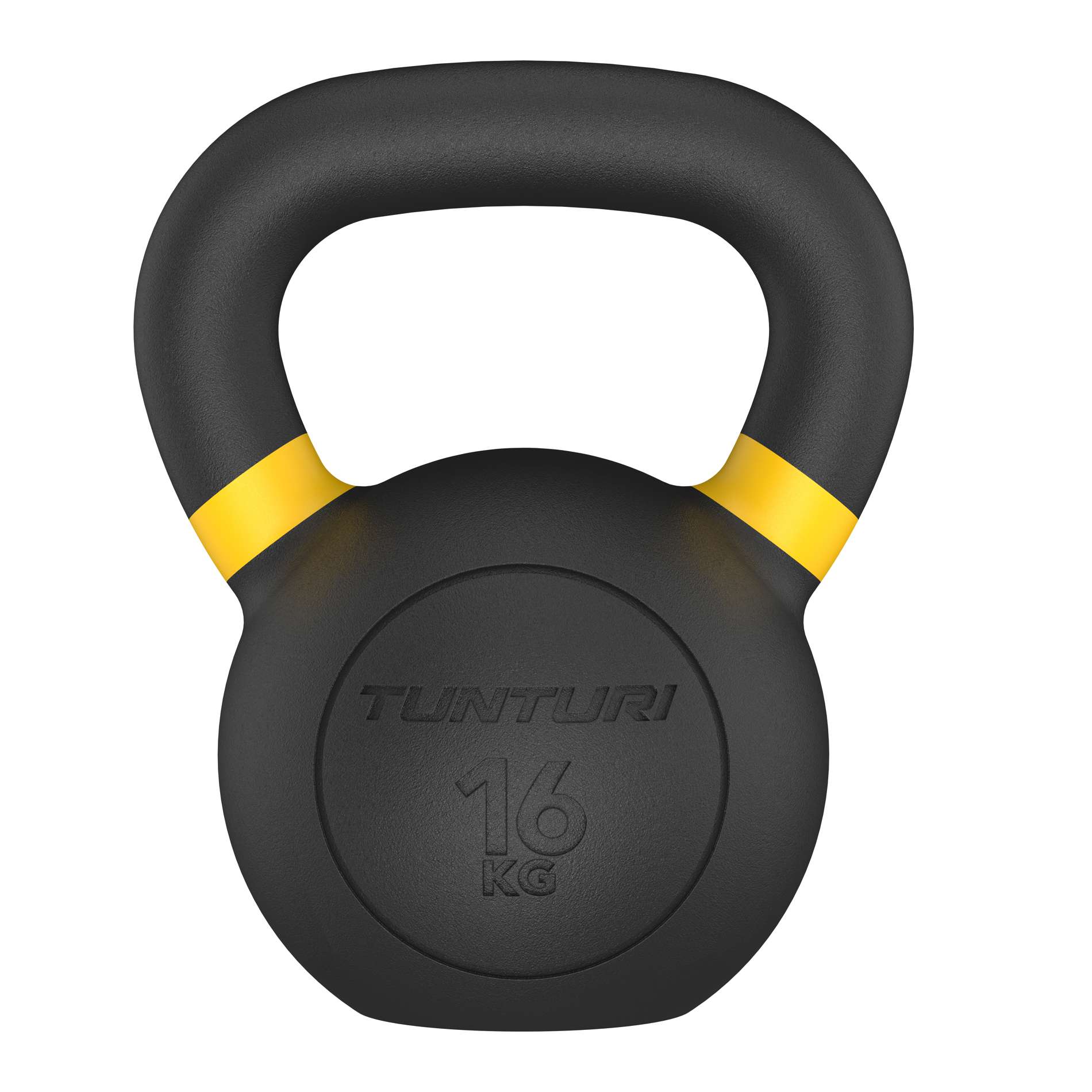 Muscle Power Gietijzeren Kettlebell - Zwart - 32 kg Muscle Power Gietijzeren Kettlebell - Zwart - 32 kg