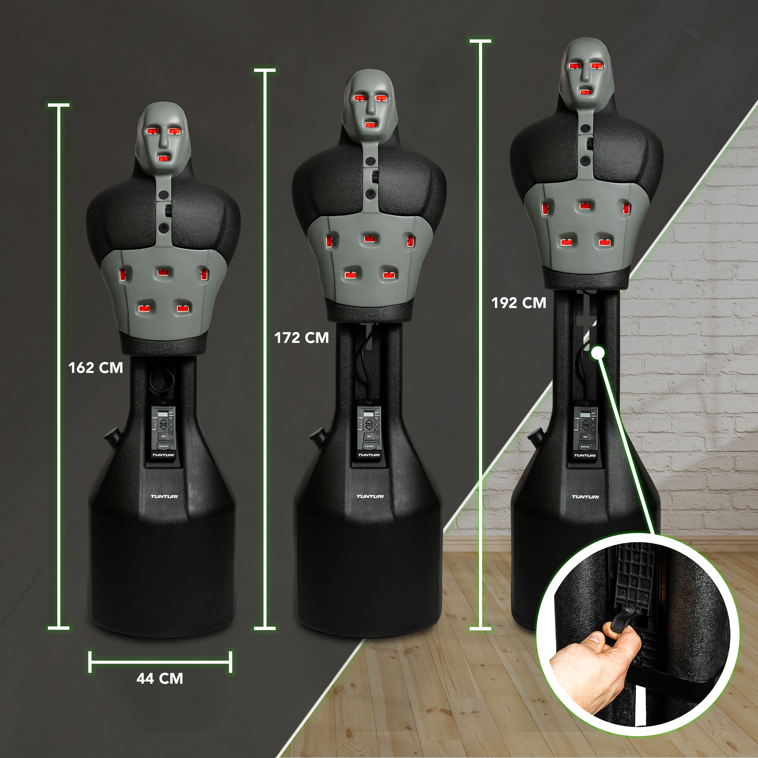 Slam Man Reaction trainer Boxing Dummy Boxing Exercise training Tunturi New Fitness B.V