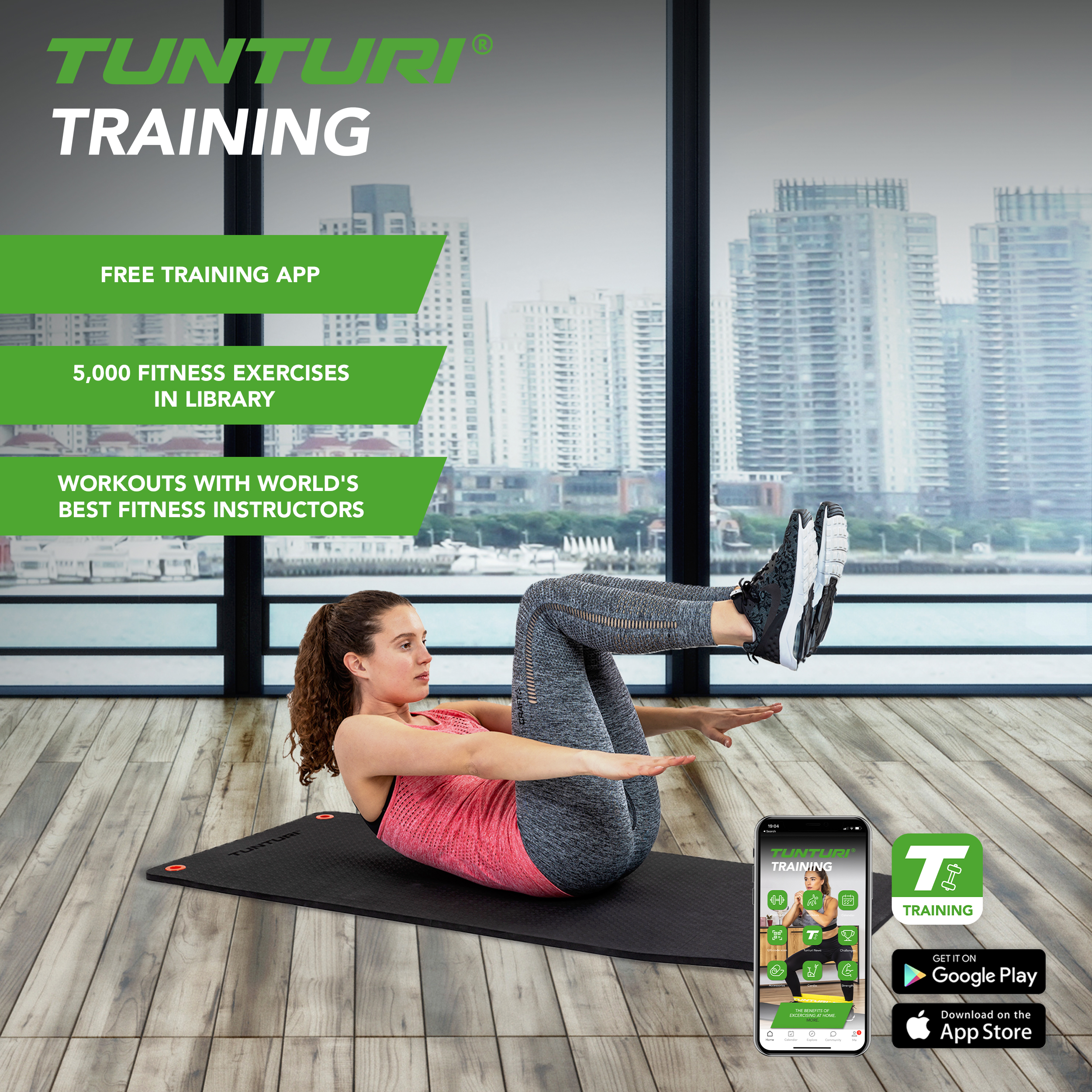 Pro fitness exercise mat clearance