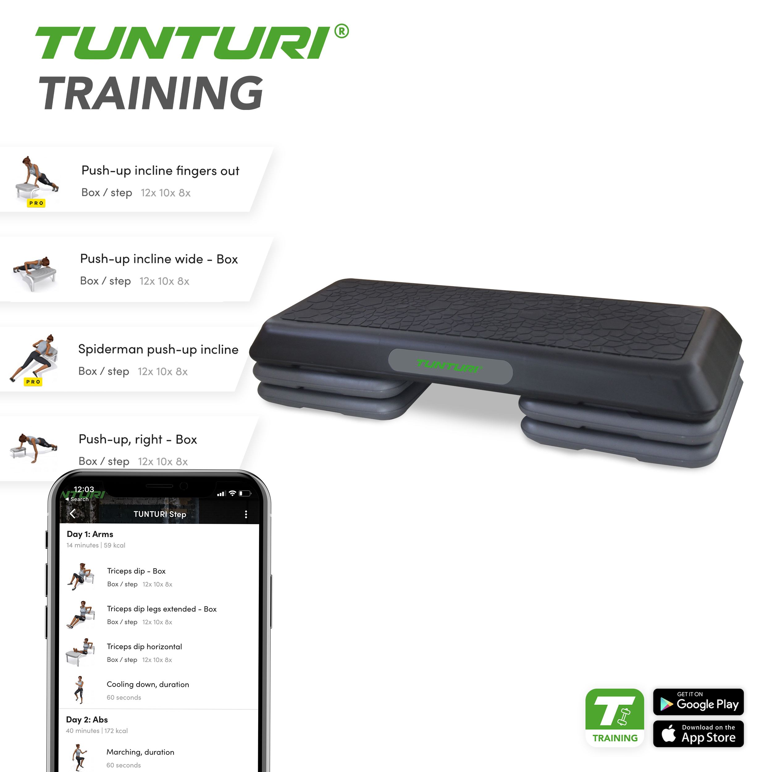 Aerobic Power Step Tunturi New Fitness B.V