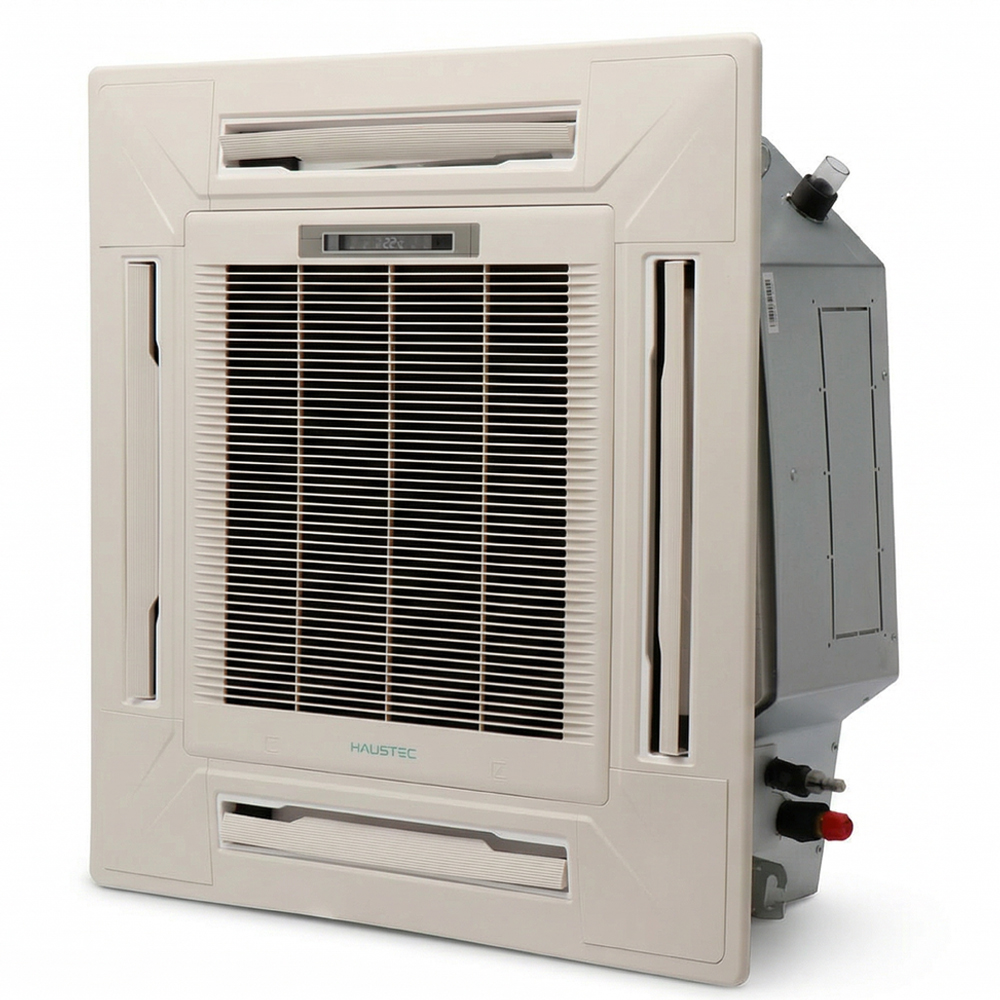 Aire Acondicionado Haustec Cassette 36000 Btu Convencional Blanco