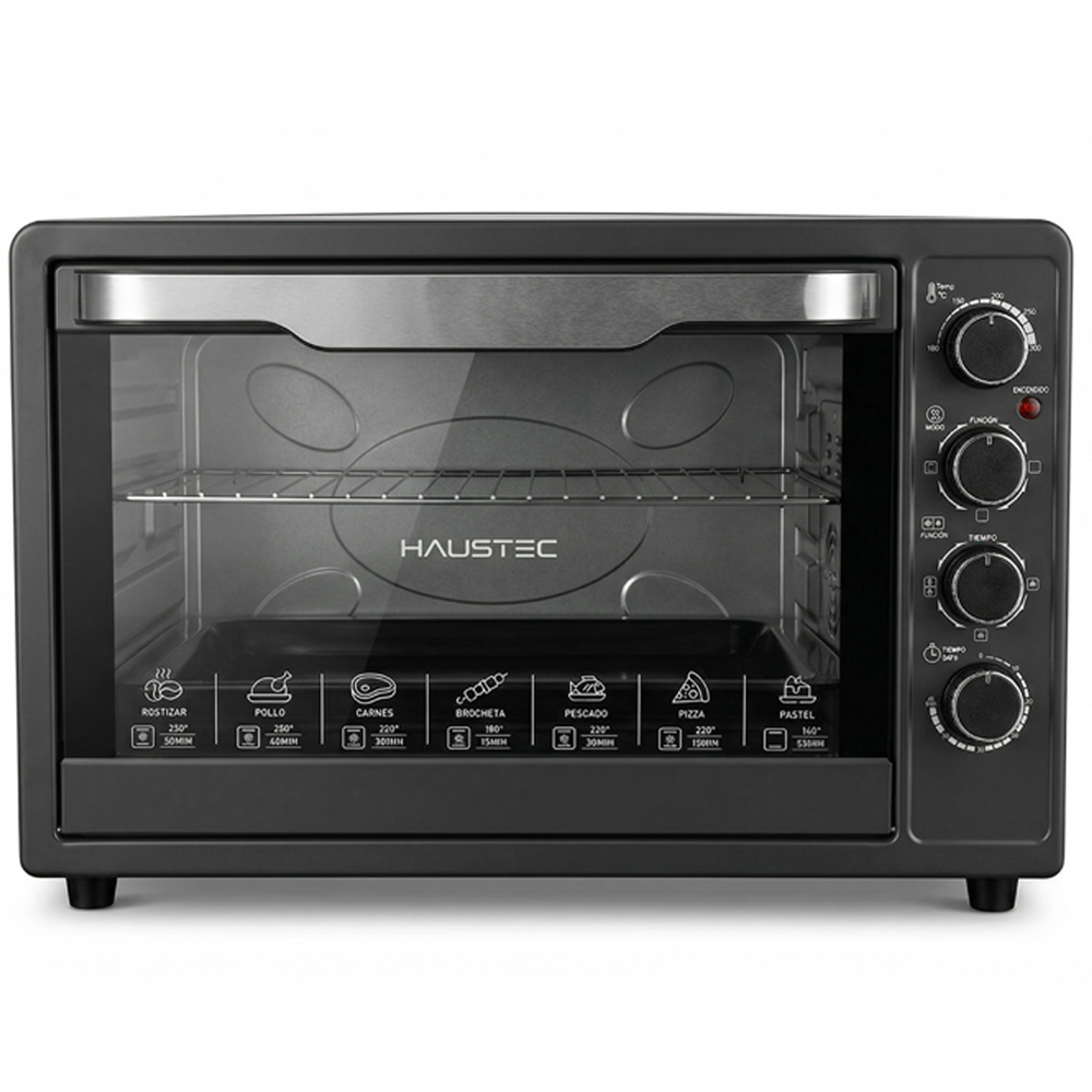 Horno Haustec 60 Litros Hahornme-60Sn Gris