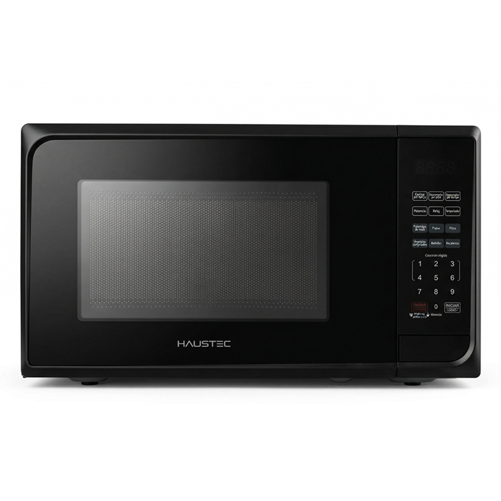 Microonda Haustec 20 Litros Sin Grill Negro