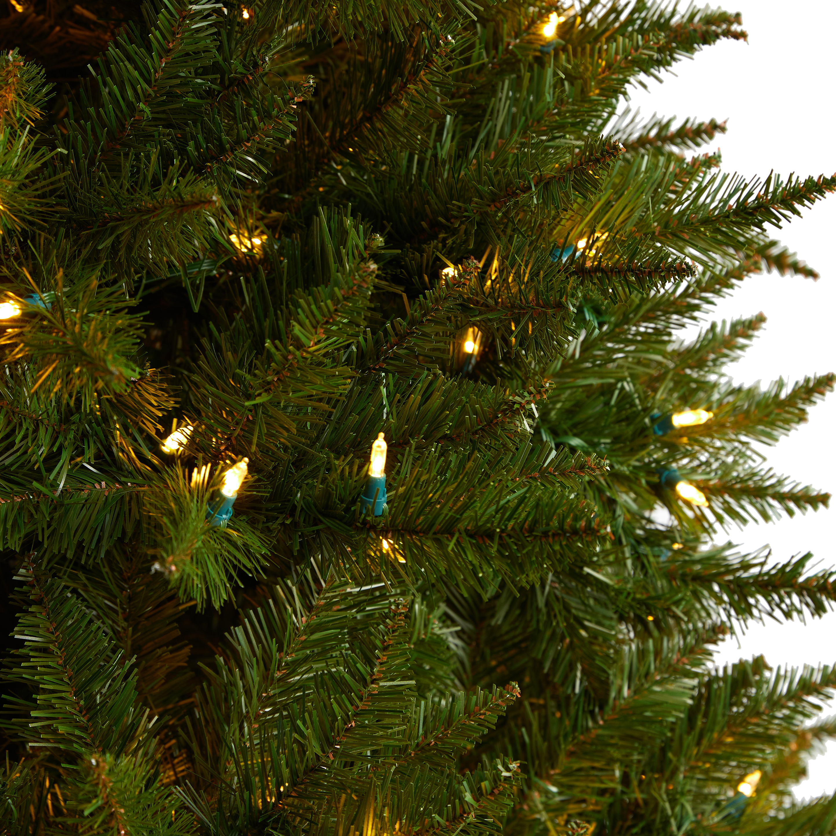 7.5' Vermont Spruce Artificial Christmas Tree, Remote Control LED, Bendable detailed image 3