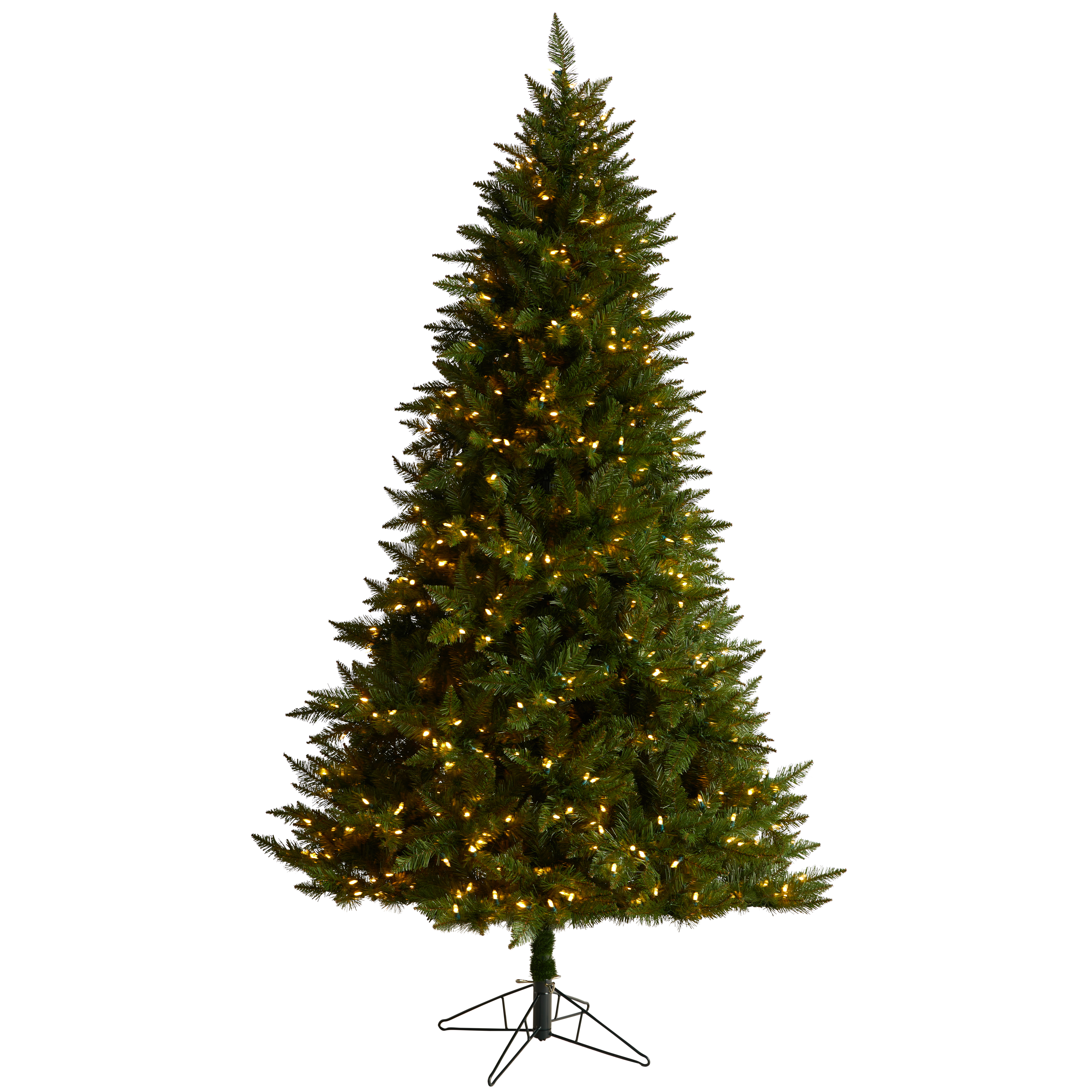 7.5' Vermont Spruce Artificial Christmas Tree, Remote Control LED, Bendable main product image