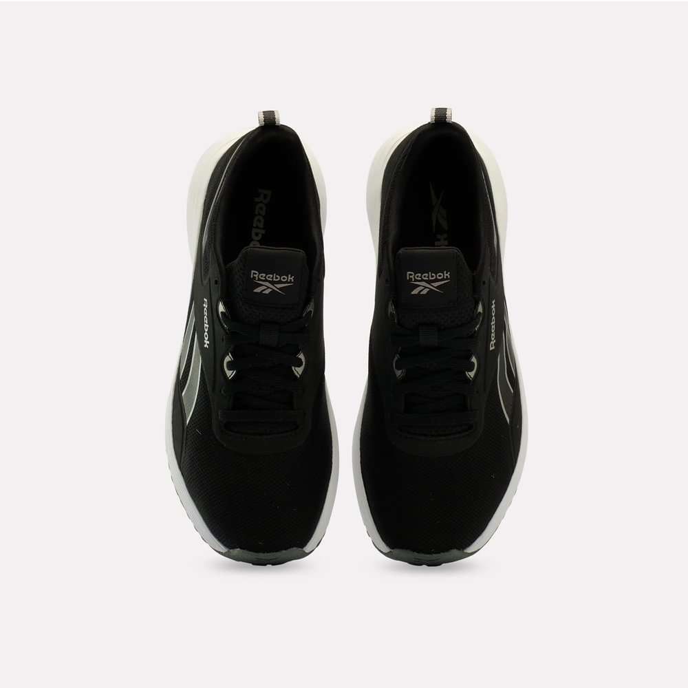 Átalos para correr y déjalos puestos durante el día. Estos tenis Reebok amortiguan tus pies con una entresuela FuelFoam. image number 4