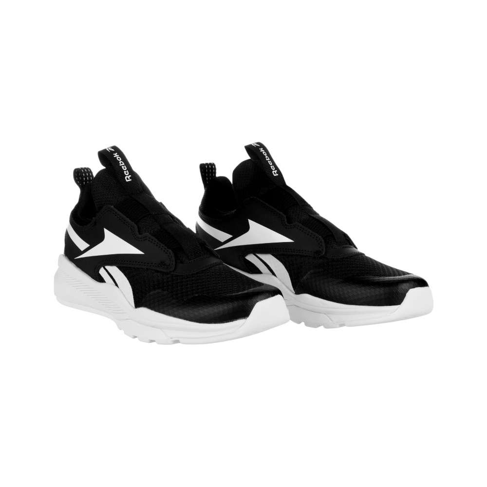 Los tenis Reebok para niños son rápidos y seguros, con un diseño slip-on y tiras elásticas que aseguran el pie.