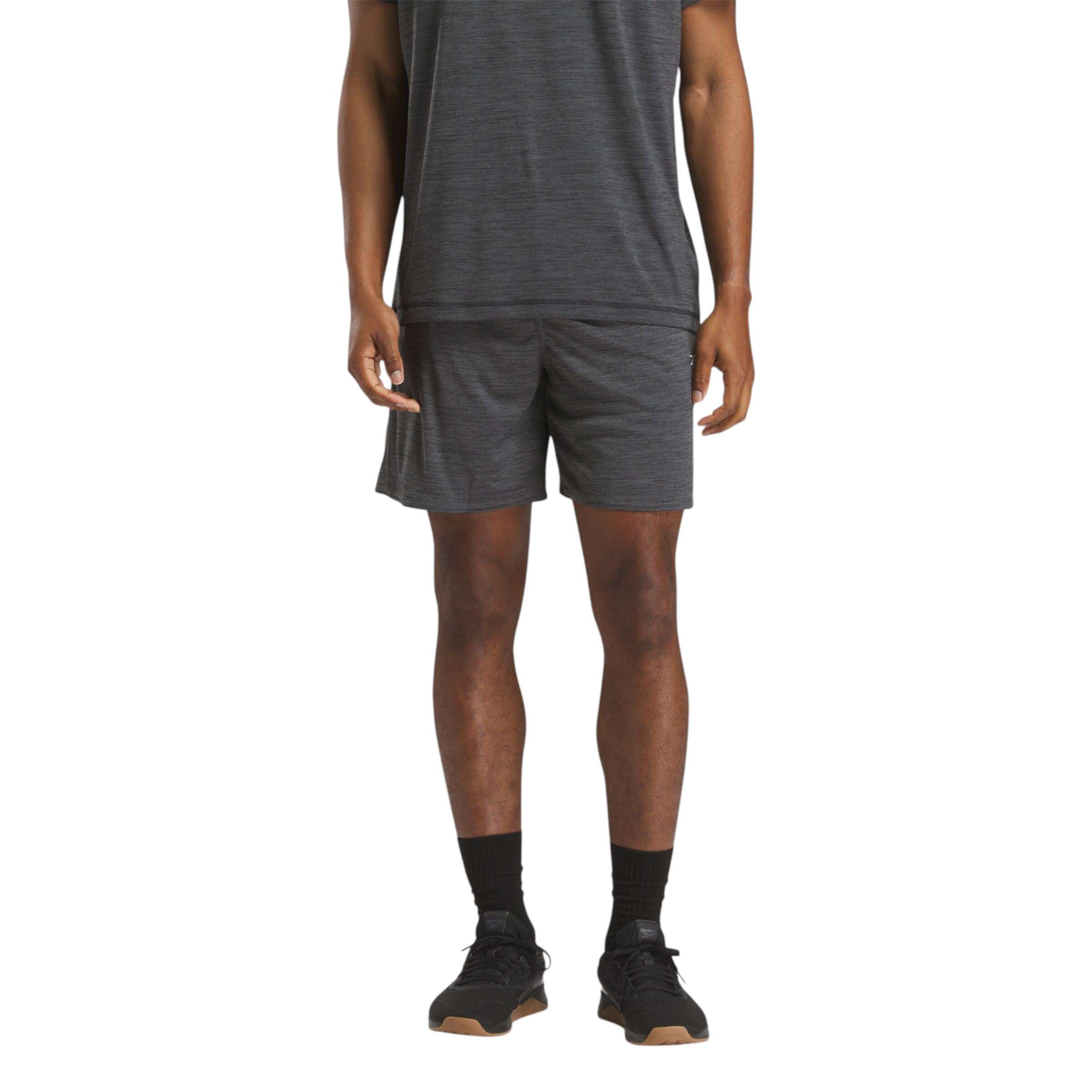 Short Training Melange Knit