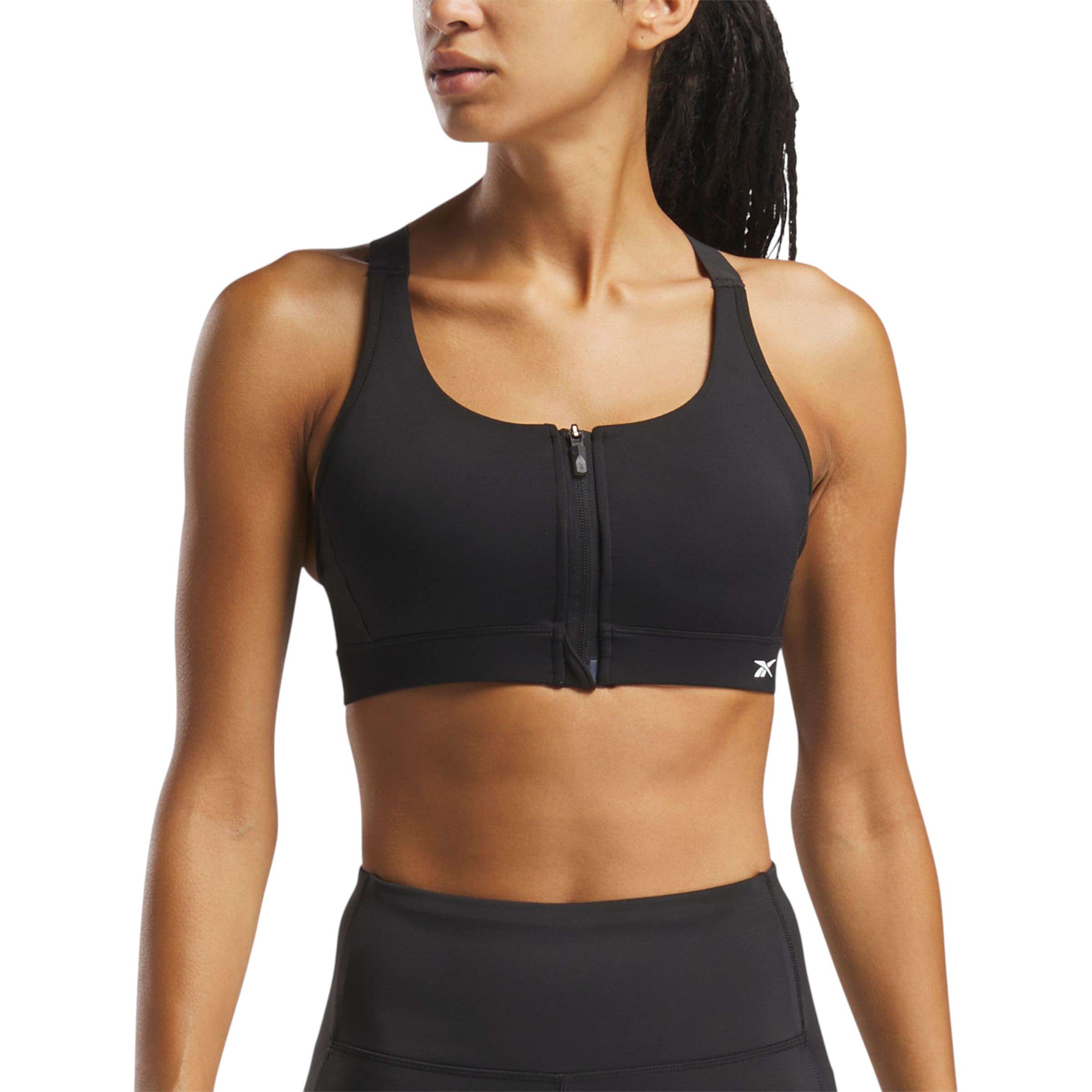 Top Deportivo Training Lux Front-Zip High Impact
