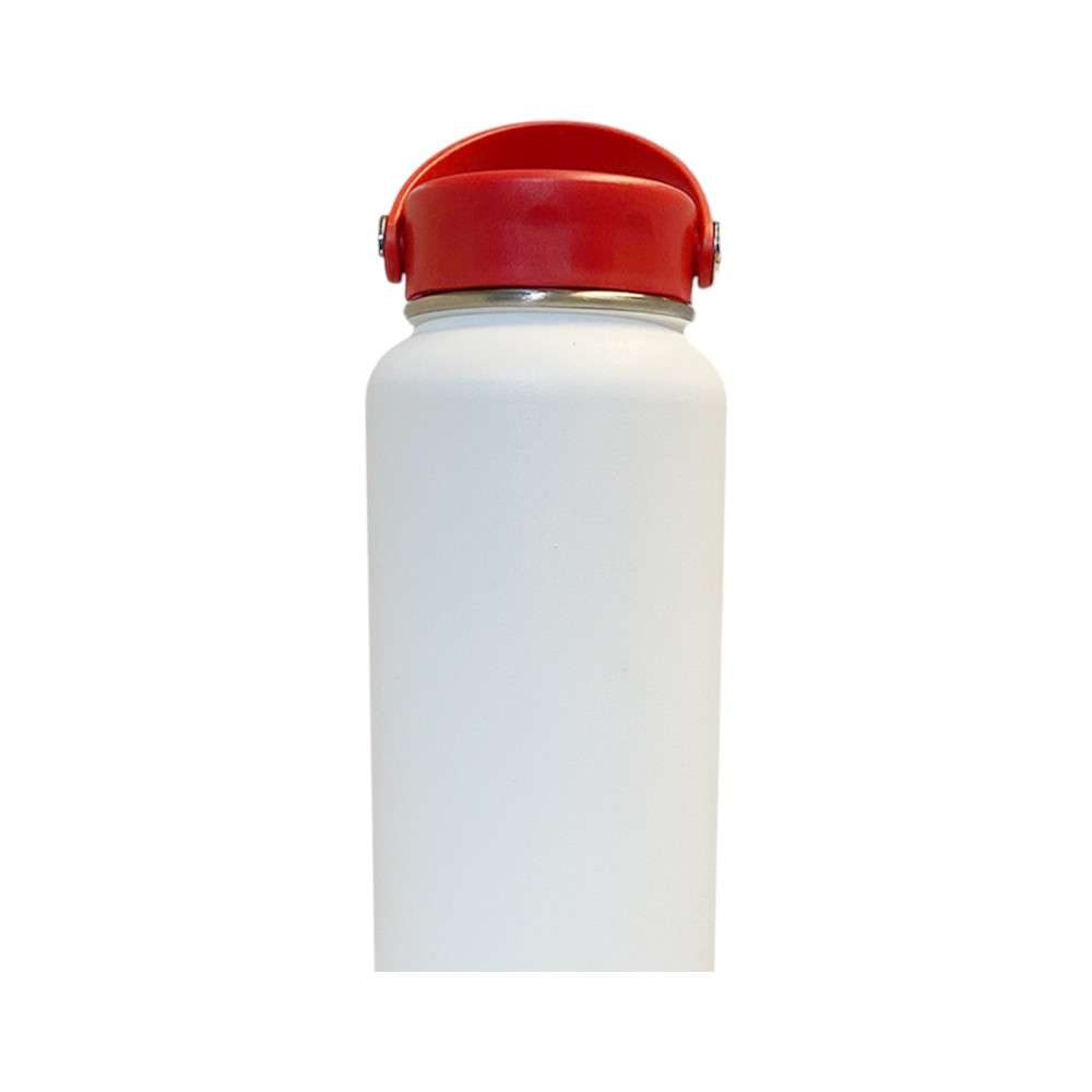 Termo de Agua de Boca Ancha con Funda de Silicona, 1200 ml
