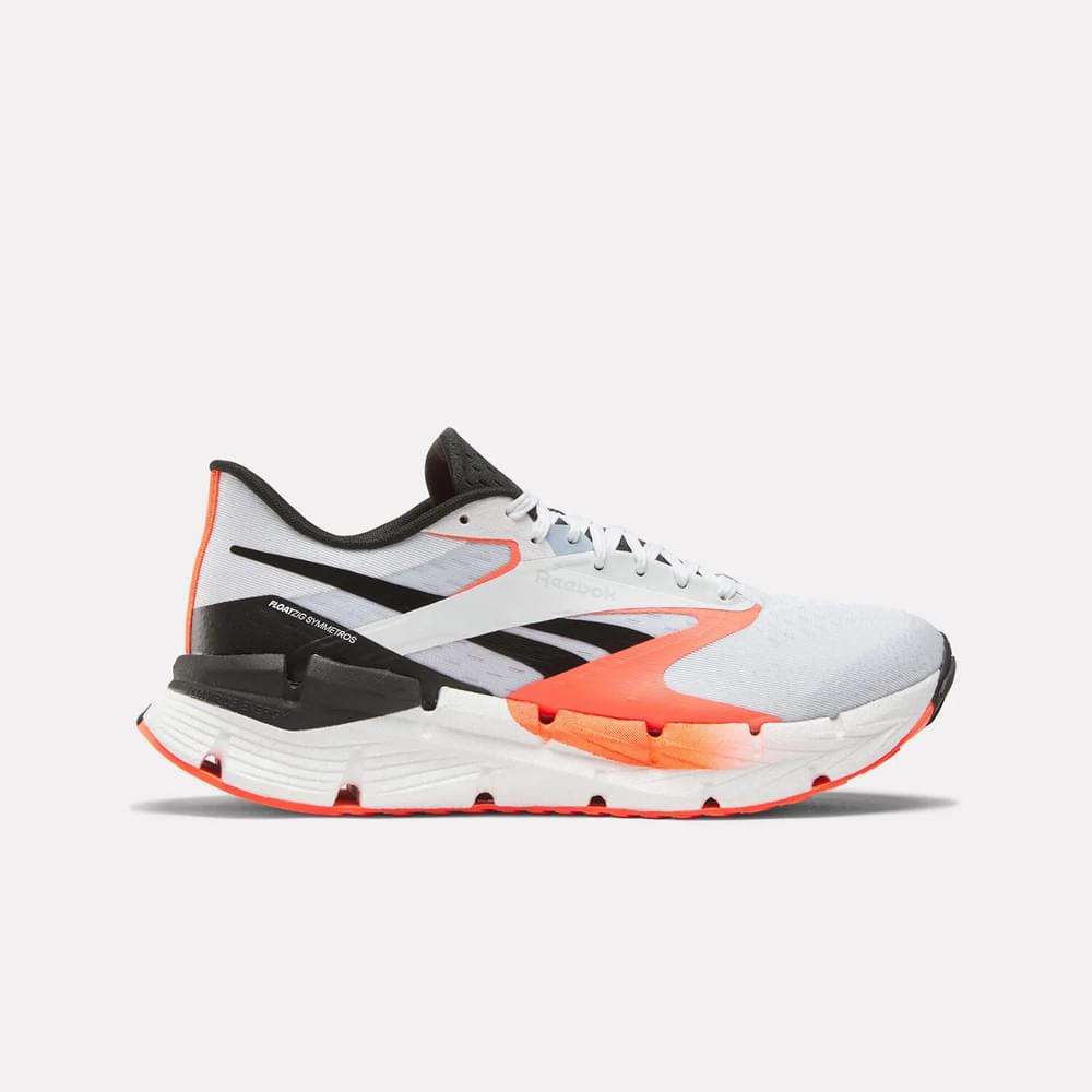 Los tenis Floatzig Symmetros Reebok con espuma Floatride Energy Foam que proporciona ligereza y retorno de energía.