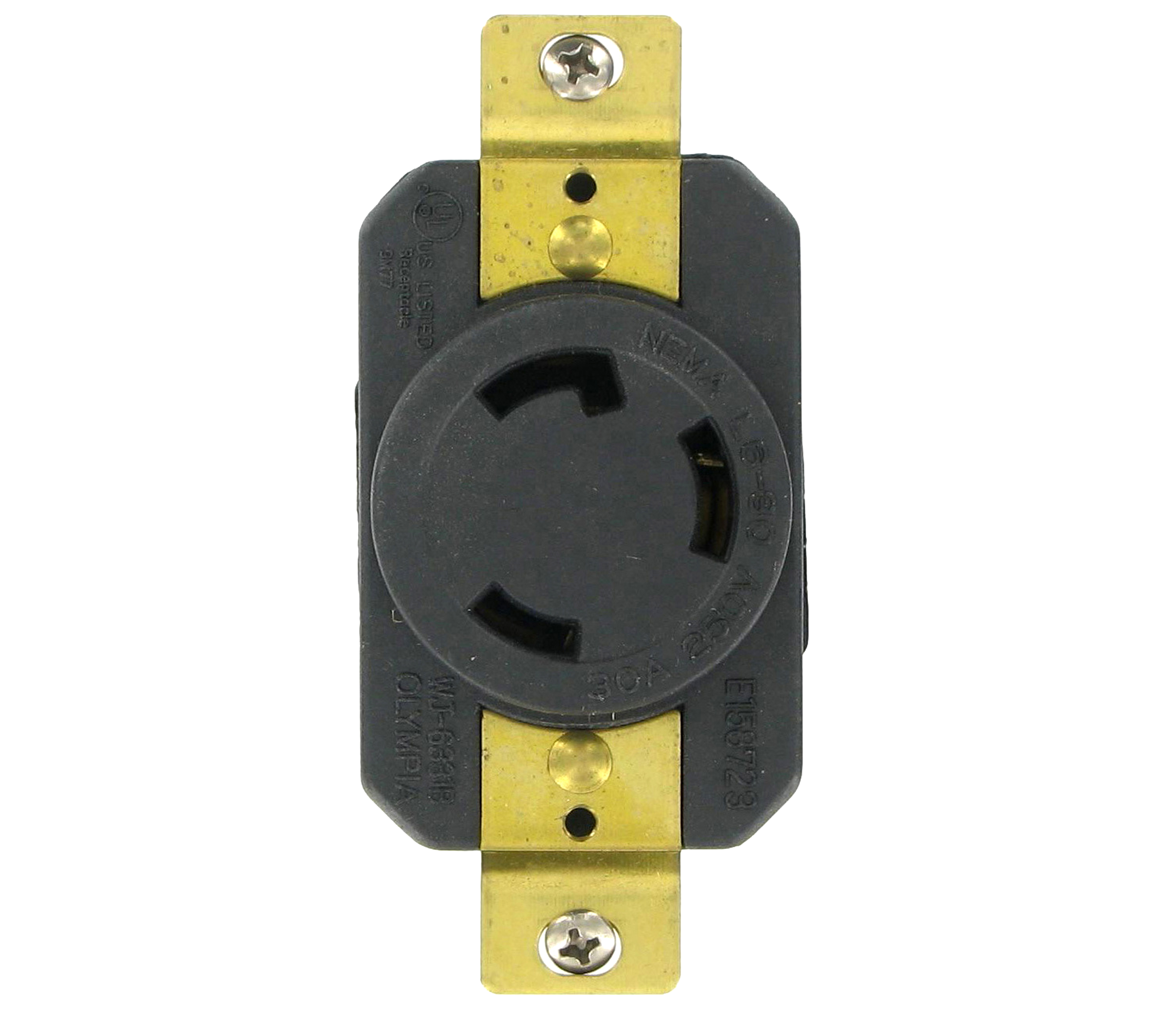 BB OLYM-L630FR 30A 125V LOCKING RECP