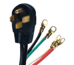 CS 5FTDRY-4W DRYER CORD 5FT 4WIRE